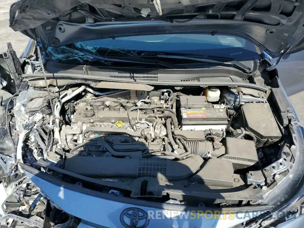 11 fotografías del automóvil dañado JTDS4MCE1MJ074569 TOYOTA COROLLA 2021