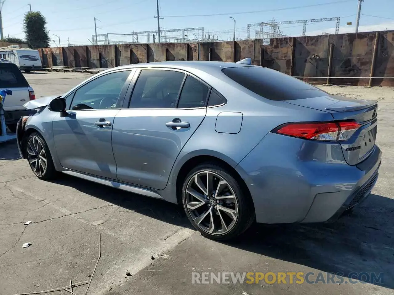 2 fotografías del automóvil dañado JTDS4MCE1MJ074569 TOYOTA COROLLA 2021