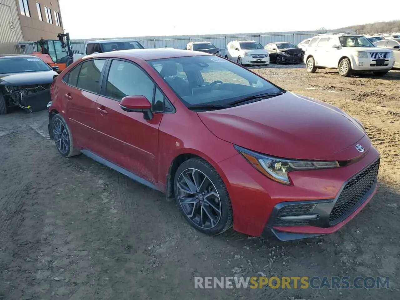 4 fotografías del automóvil dañado JTDS4MCE1MJ078041 TOYOTA COROLLA 2021