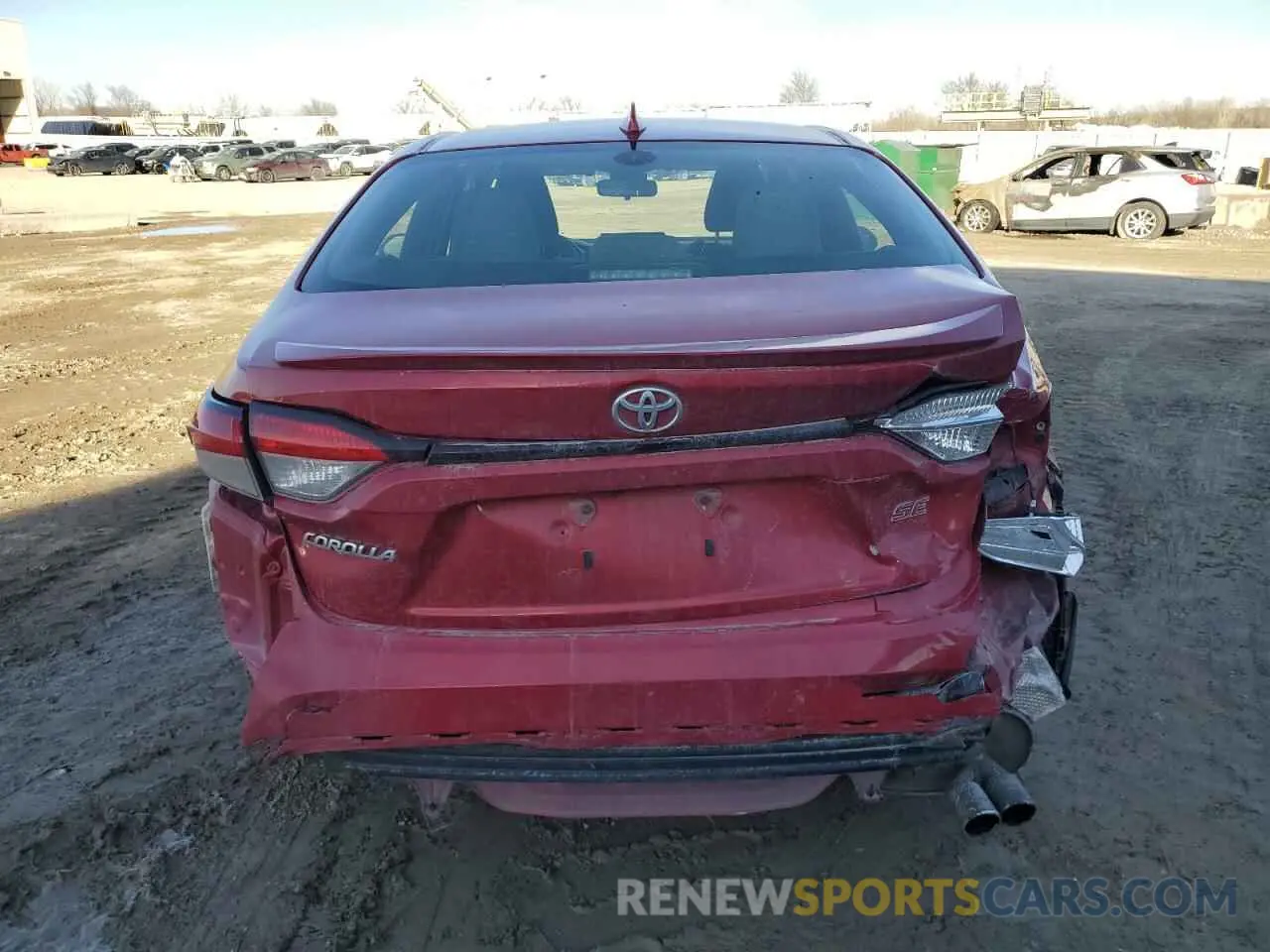 6 fotografías del automóvil dañado JTDS4MCE1MJ078041 TOYOTA COROLLA 2021