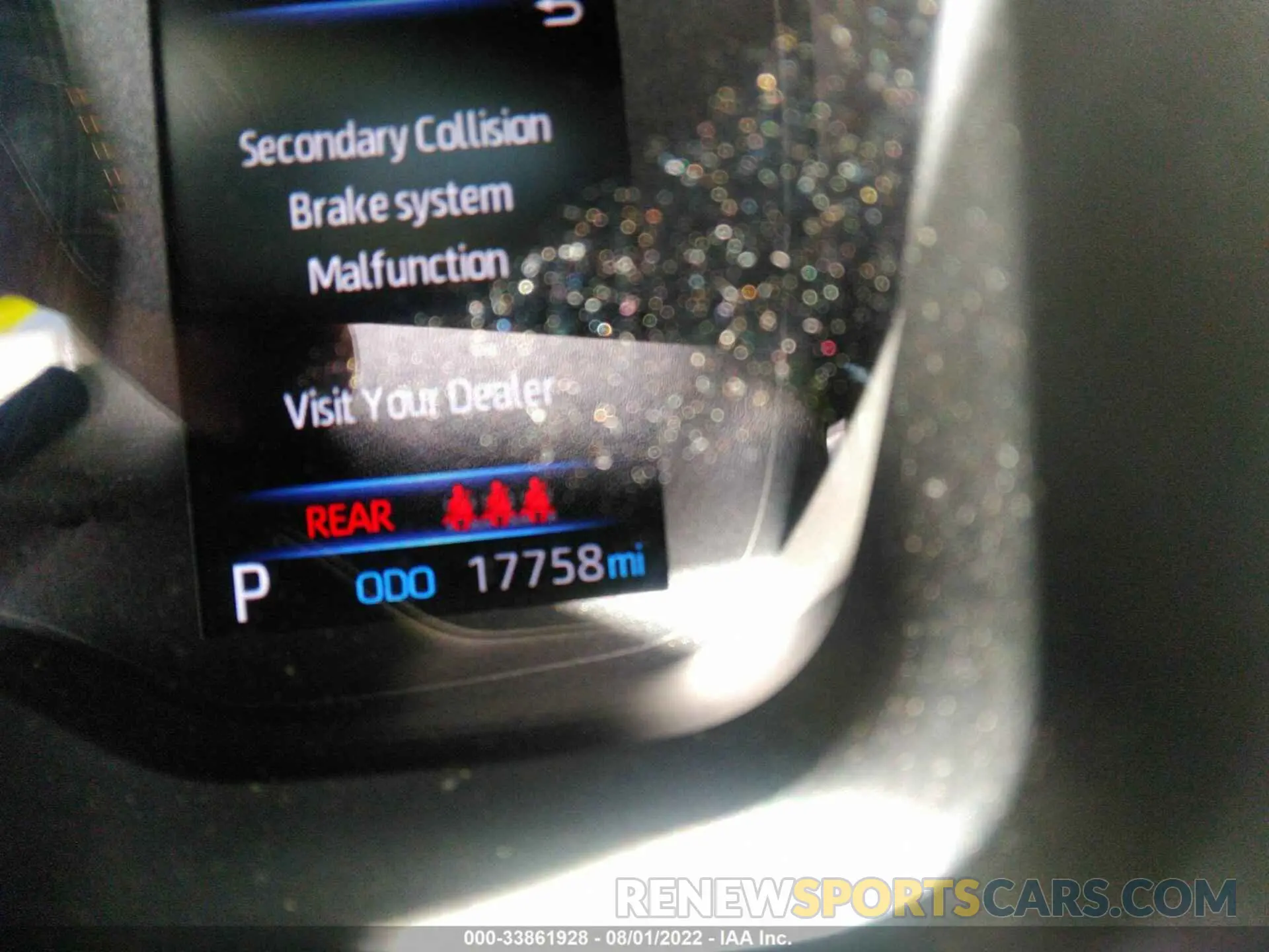7 fotografías del automóvil dañado JTDS4MCE2MJ053875 TOYOTA COROLLA 2021