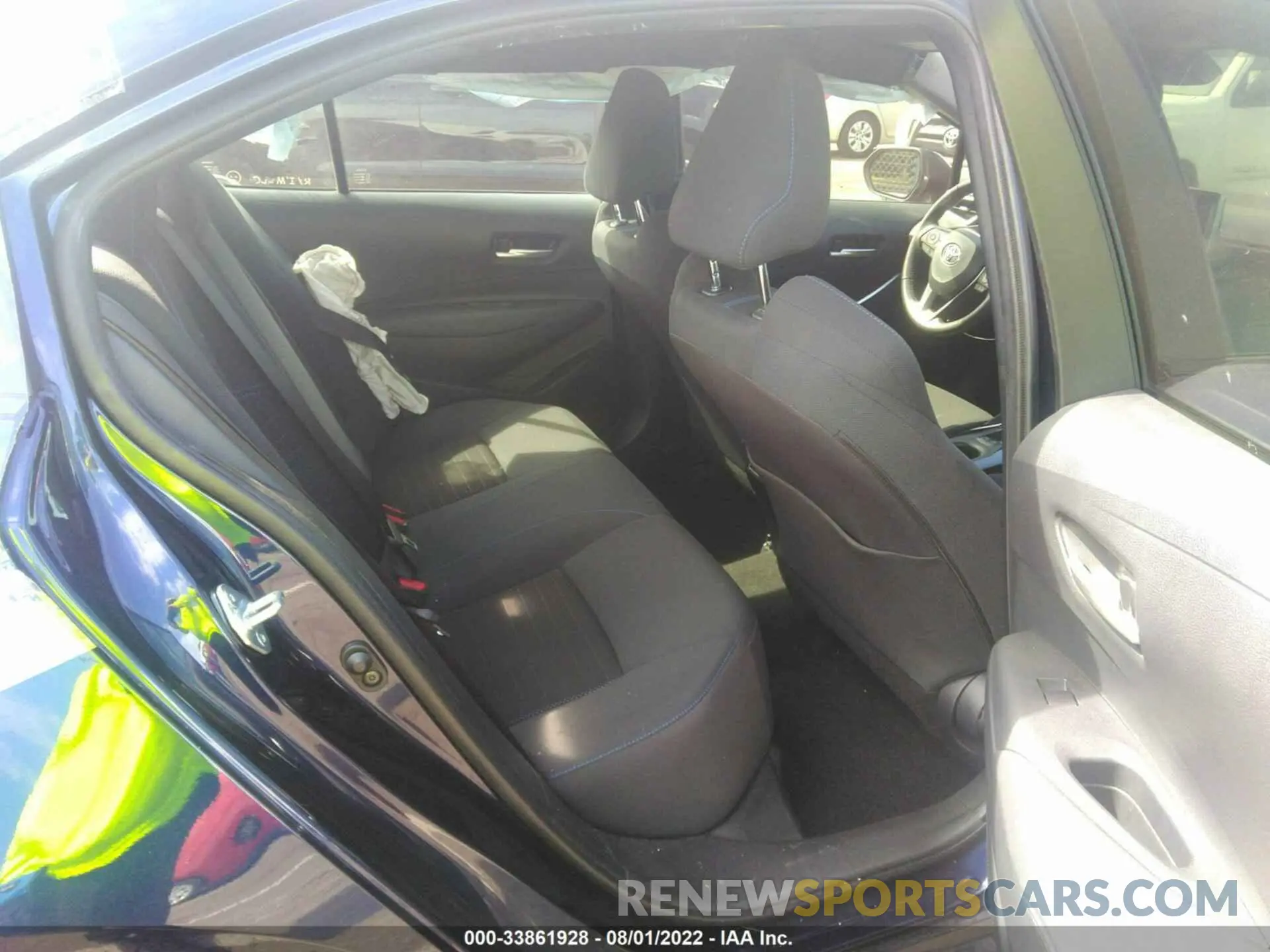 8 fotografías del automóvil dañado JTDS4MCE2MJ053875 TOYOTA COROLLA 2021