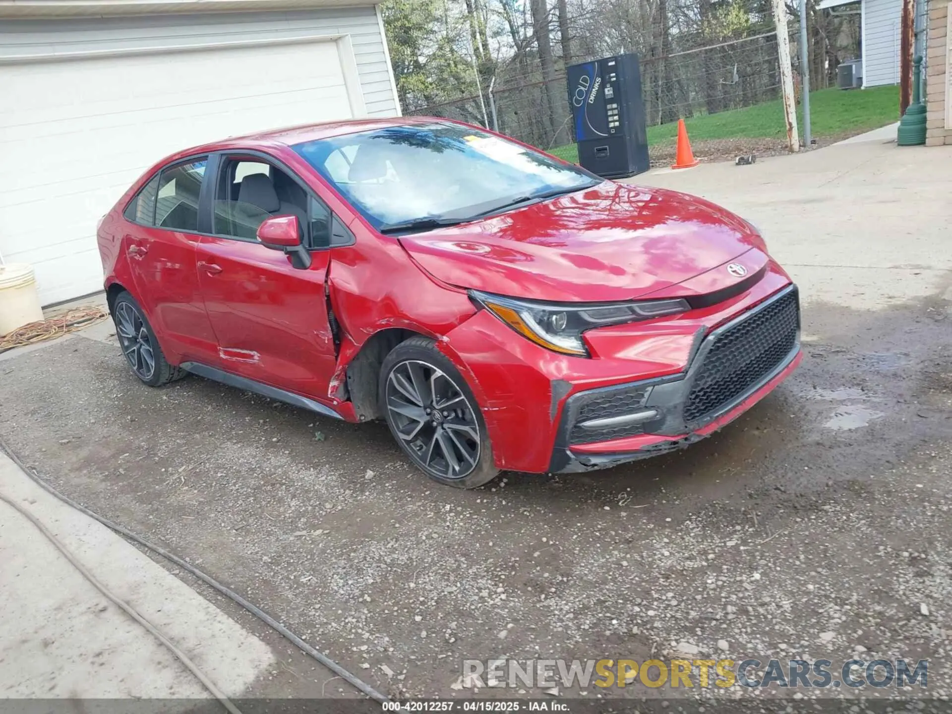 1 fotografías del automóvil dañado JTDS4MCE2MJ054525 TOYOTA COROLLA 2021