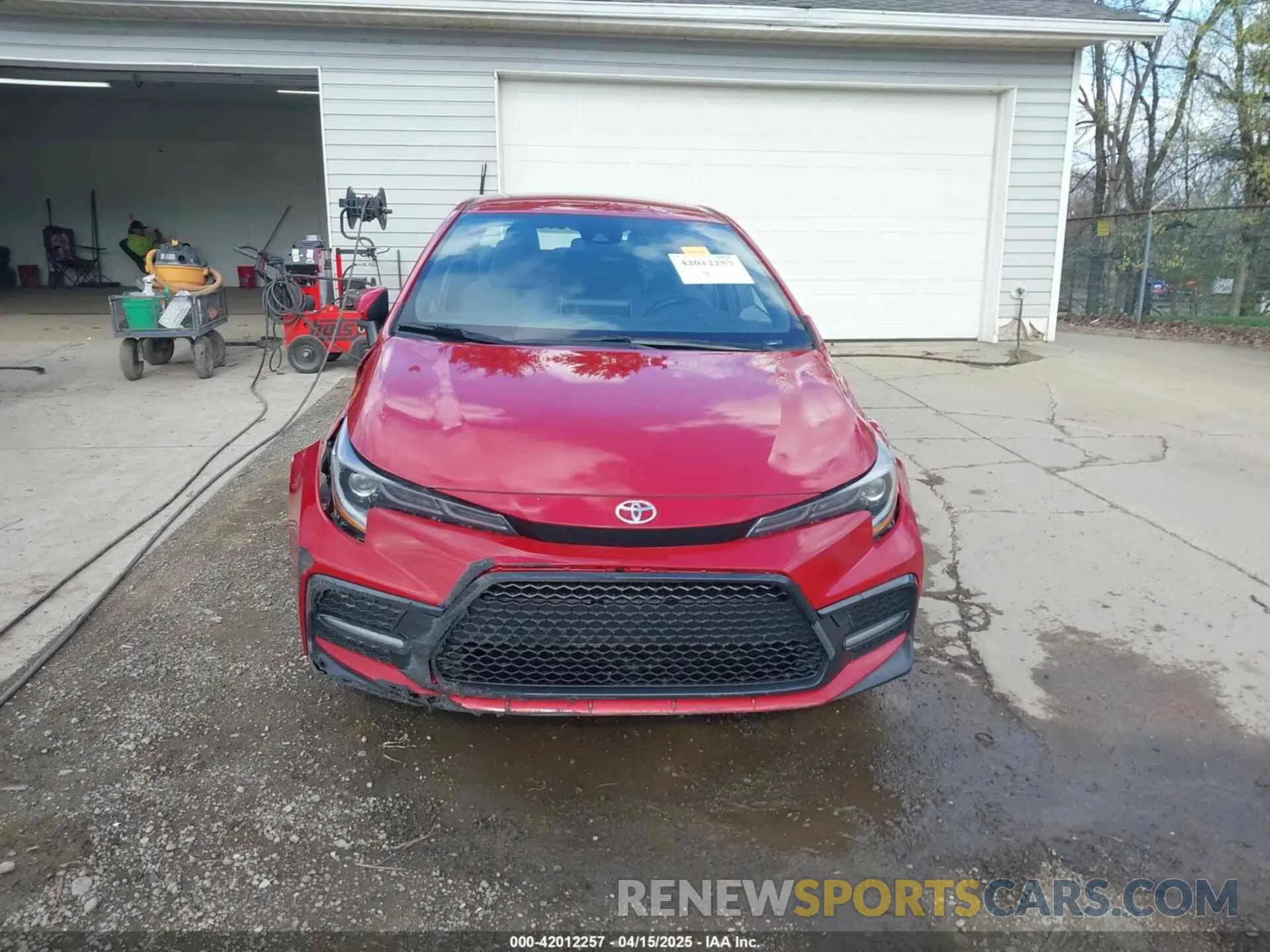 13 fotografías del automóvil dañado JTDS4MCE2MJ054525 TOYOTA COROLLA 2021
