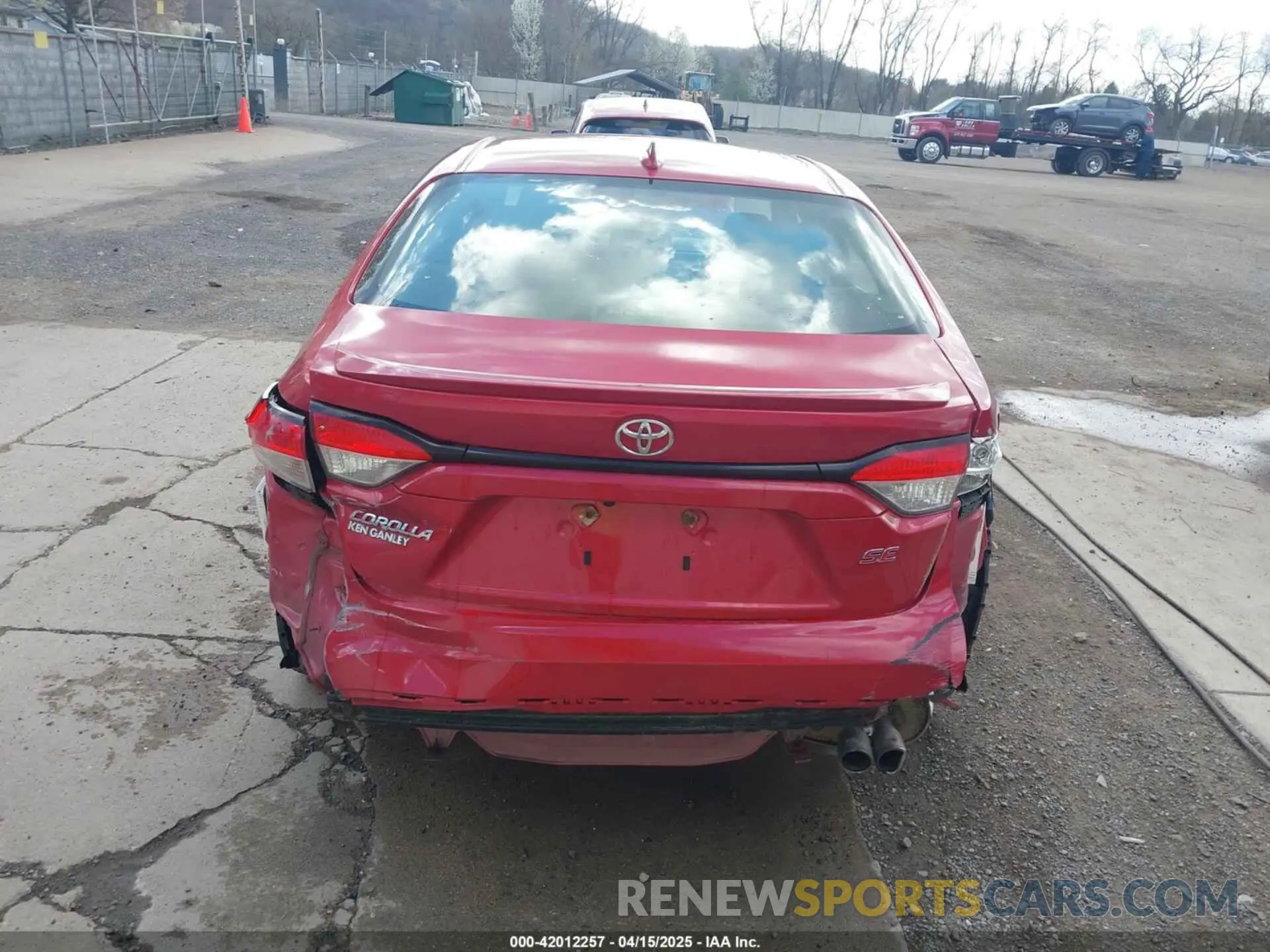 17 fotografías del automóvil dañado JTDS4MCE2MJ054525 TOYOTA COROLLA 2021