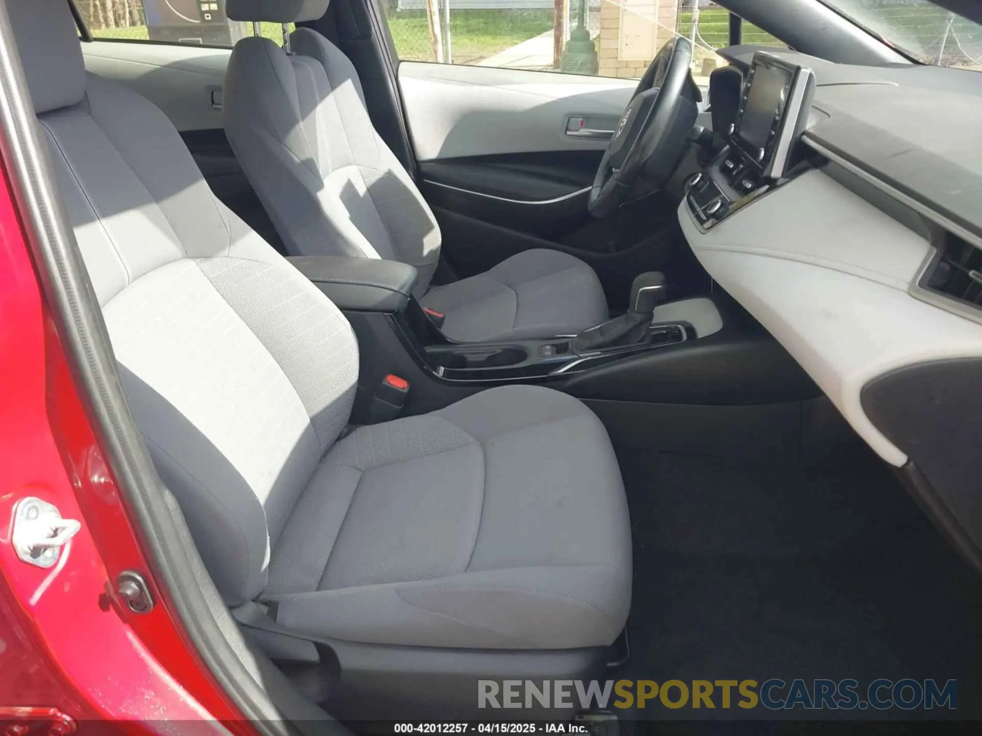 5 fotografías del automóvil dañado JTDS4MCE2MJ054525 TOYOTA COROLLA 2021