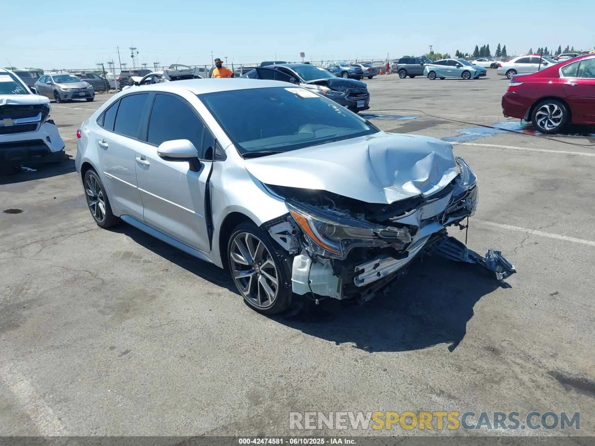 1 fotografías del automóvil dañado JTDS4MCE2MJ059885 TOYOTA COROLLA 2021