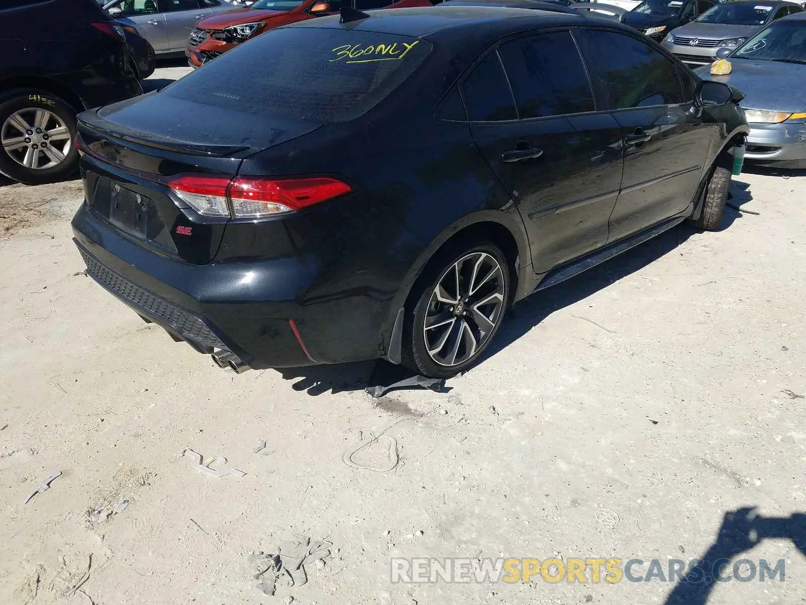 4 fotografías del automóvil dañado JTDS4MCE2MJ060647 TOYOTA COROLLA 2021