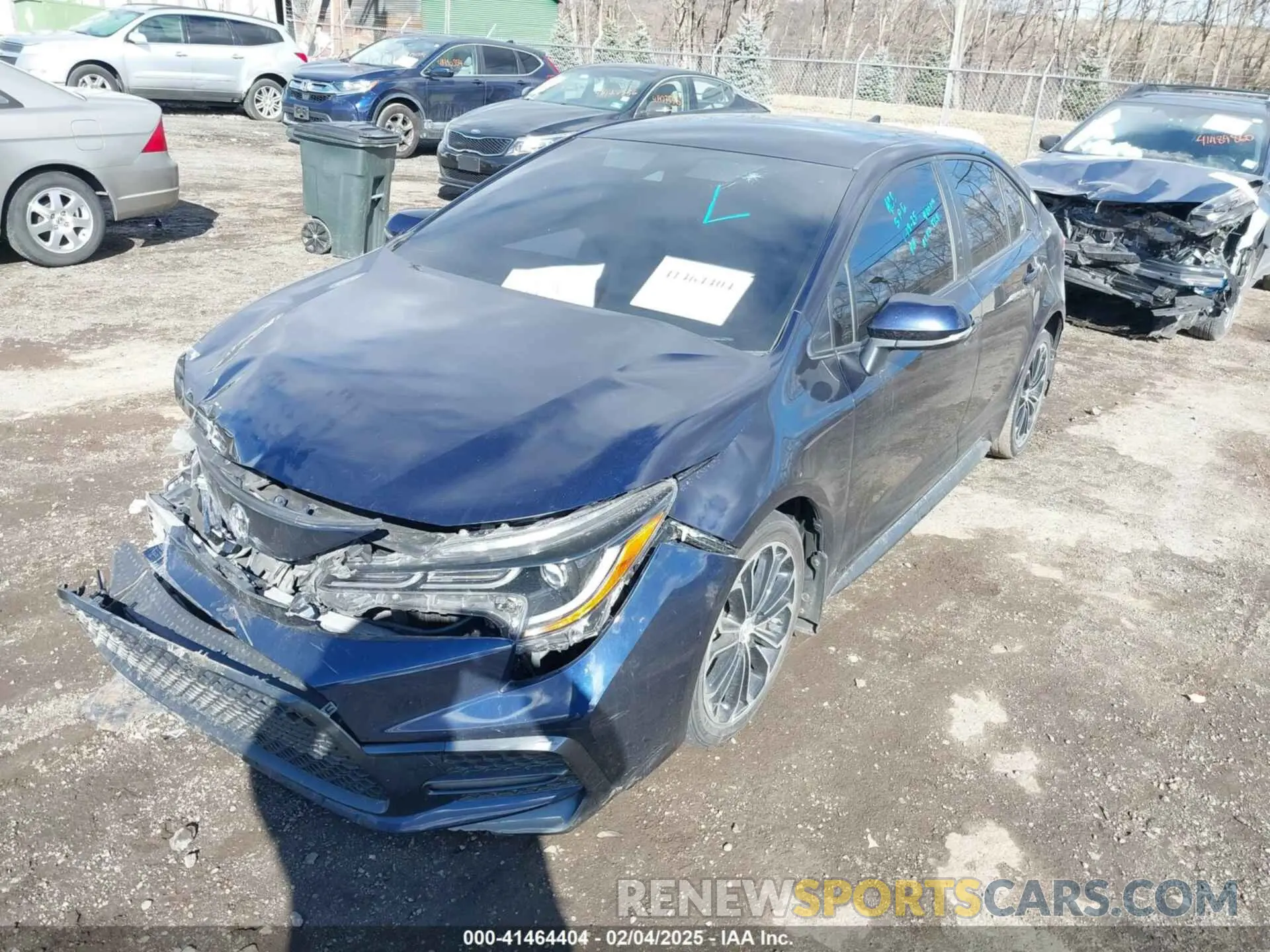 2 fotografías del automóvil dañado JTDS4MCE2MJ062088 TOYOTA COROLLA 2021