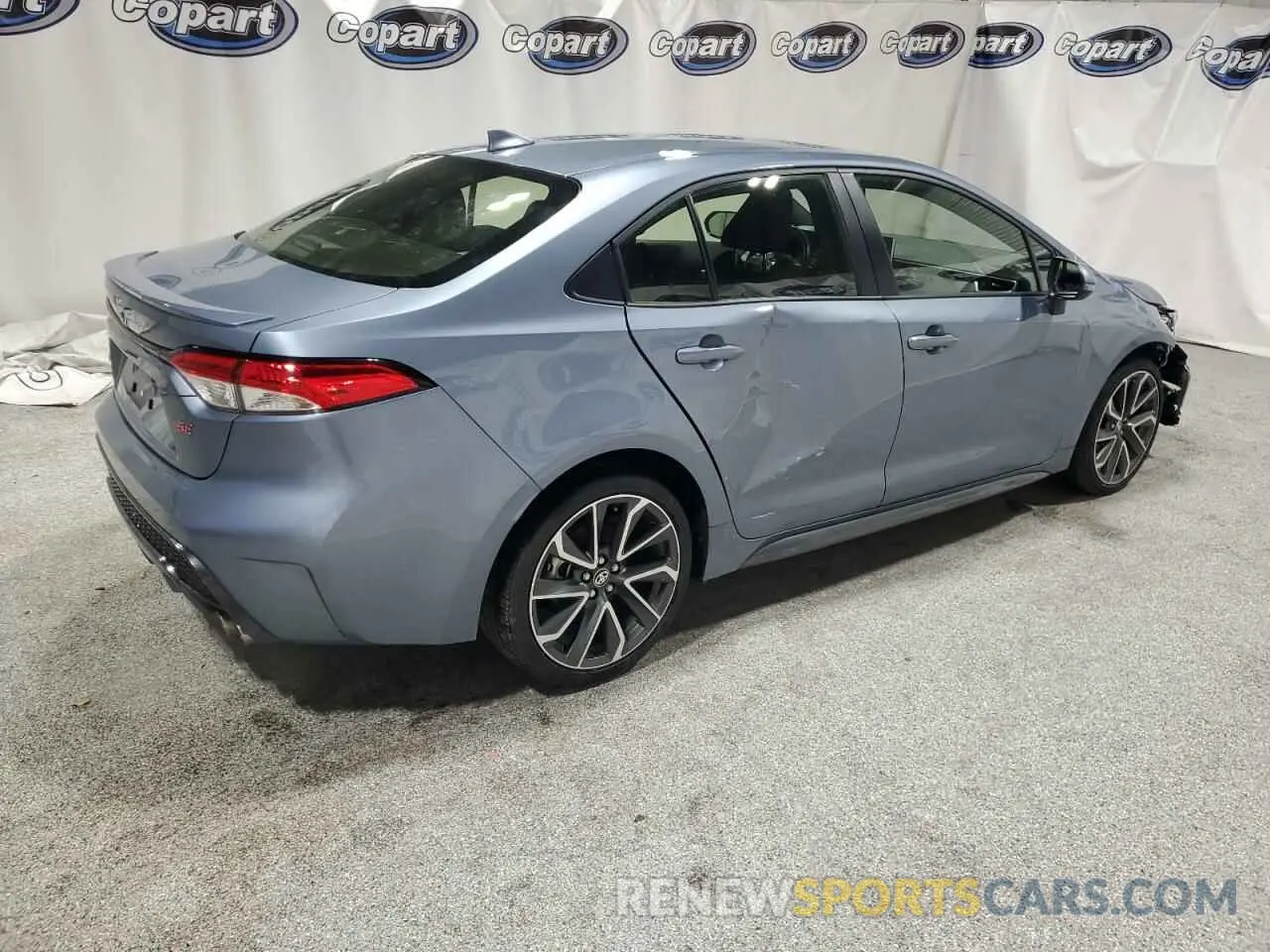 3 fotografías del automóvil dañado JTDS4MCE2MJ062706 TOYOTA COROLLA 2021