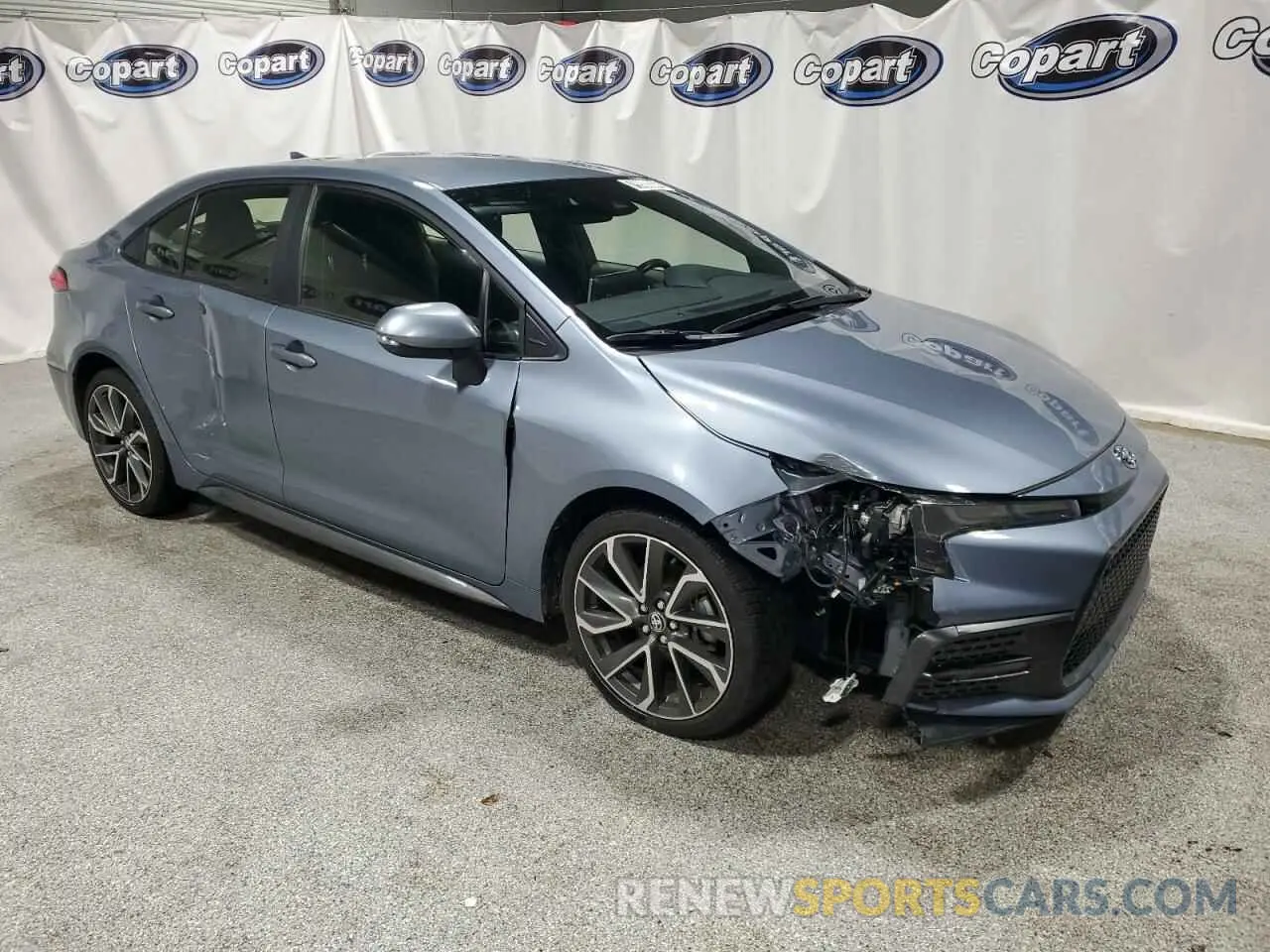 4 fotografías del automóvil dañado JTDS4MCE2MJ062706 TOYOTA COROLLA 2021