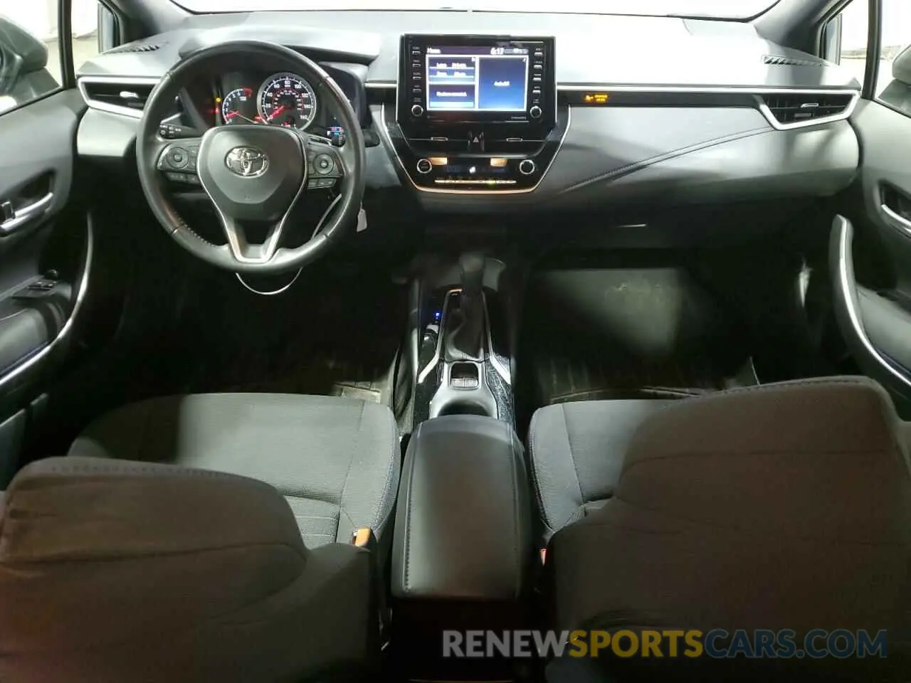 8 fotografías del automóvil dañado JTDS4MCE2MJ062706 TOYOTA COROLLA 2021