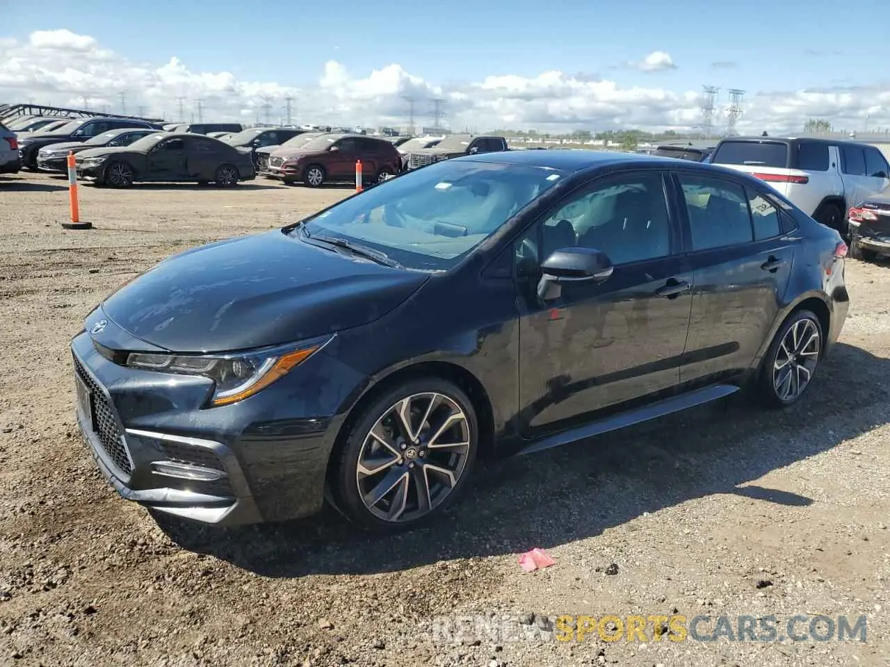 1 fotografías del automóvil dañado JTDS4MCE2MJ063175 TOYOTA COROLLA 2021