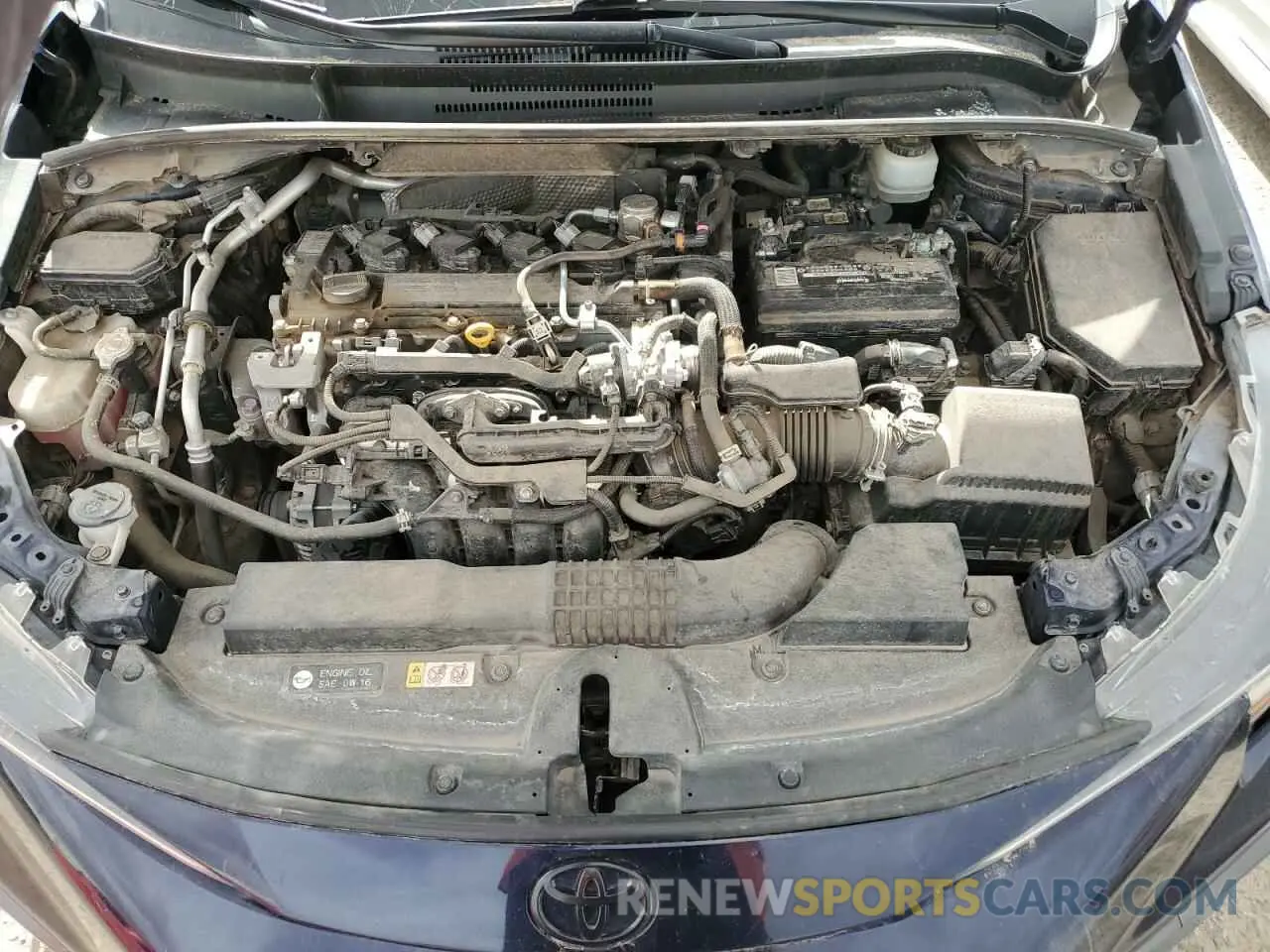 11 fotografías del automóvil dañado JTDS4MCE2MJ066013 TOYOTA COROLLA 2021