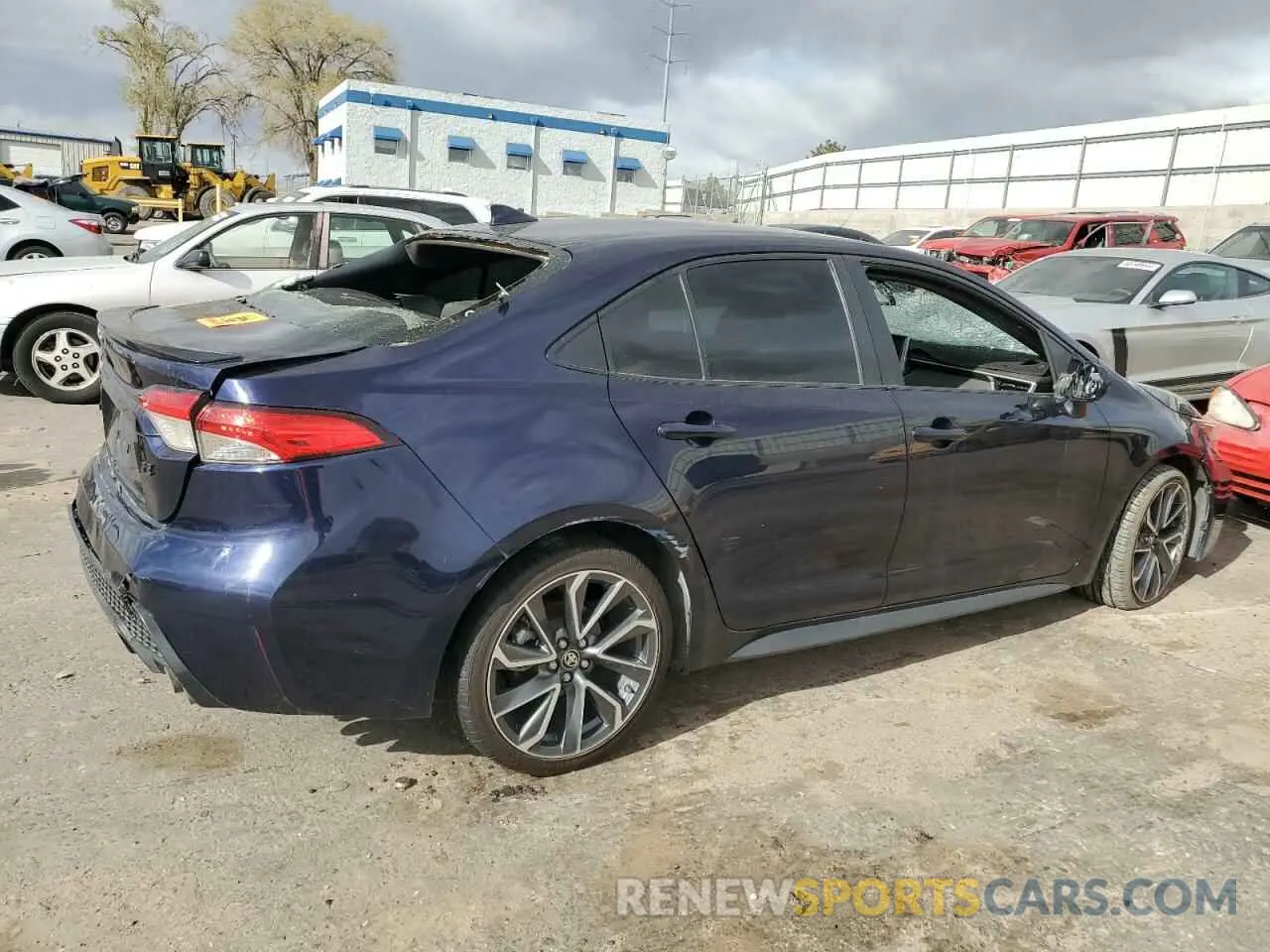 3 fotografías del automóvil dañado JTDS4MCE2MJ066013 TOYOTA COROLLA 2021