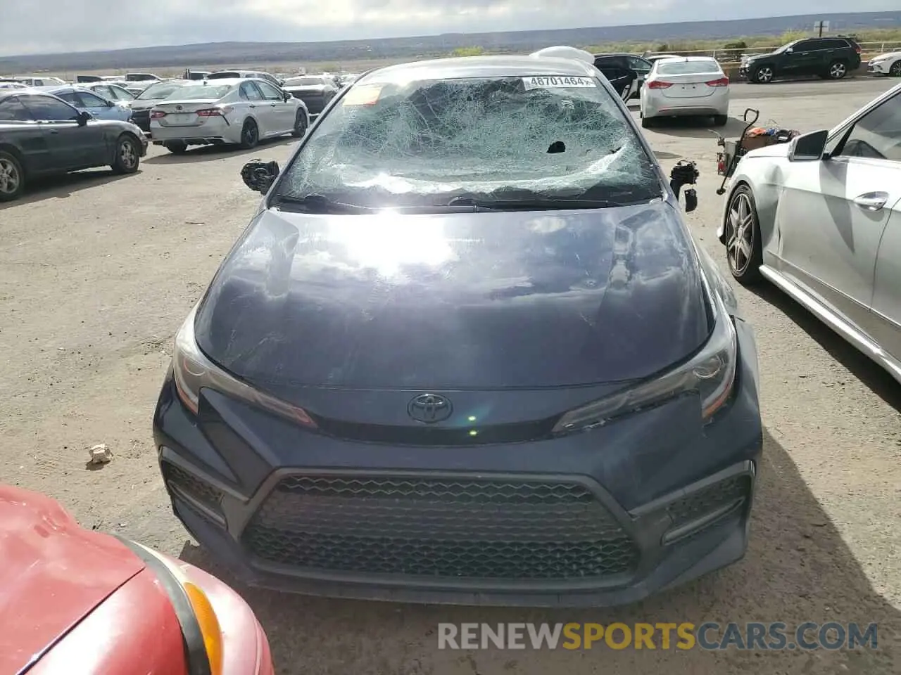5 fotografías del automóvil dañado JTDS4MCE2MJ066013 TOYOTA COROLLA 2021