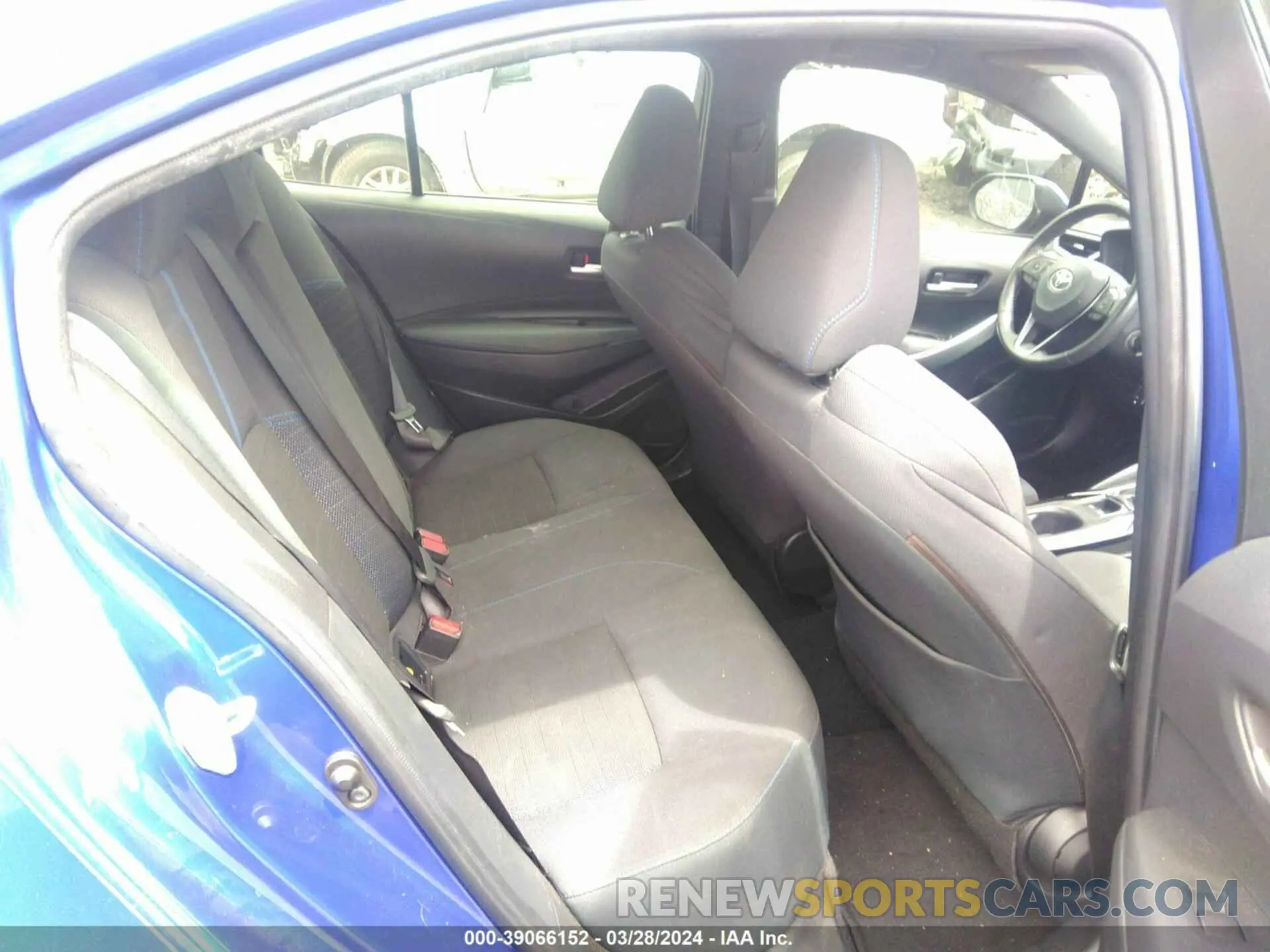 8 fotografías del automóvil dañado JTDS4MCE2MJ067372 TOYOTA COROLLA 2021