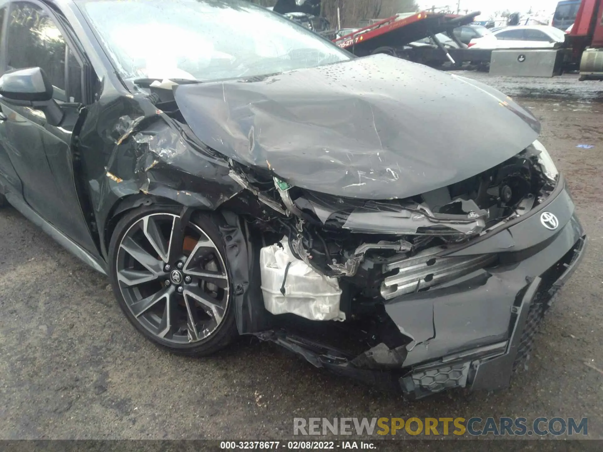 6 fotografías del automóvil dañado JTDS4MCE2MJ067758 TOYOTA COROLLA 2021