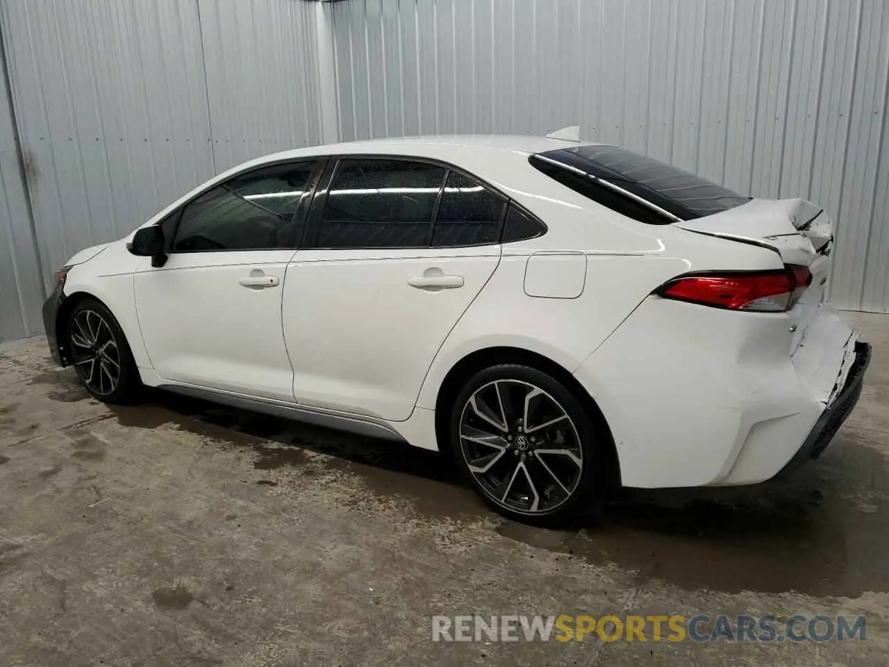 2 fotografías del automóvil dañado JTDS4MCE2MJ068909 TOYOTA COROLLA 2021