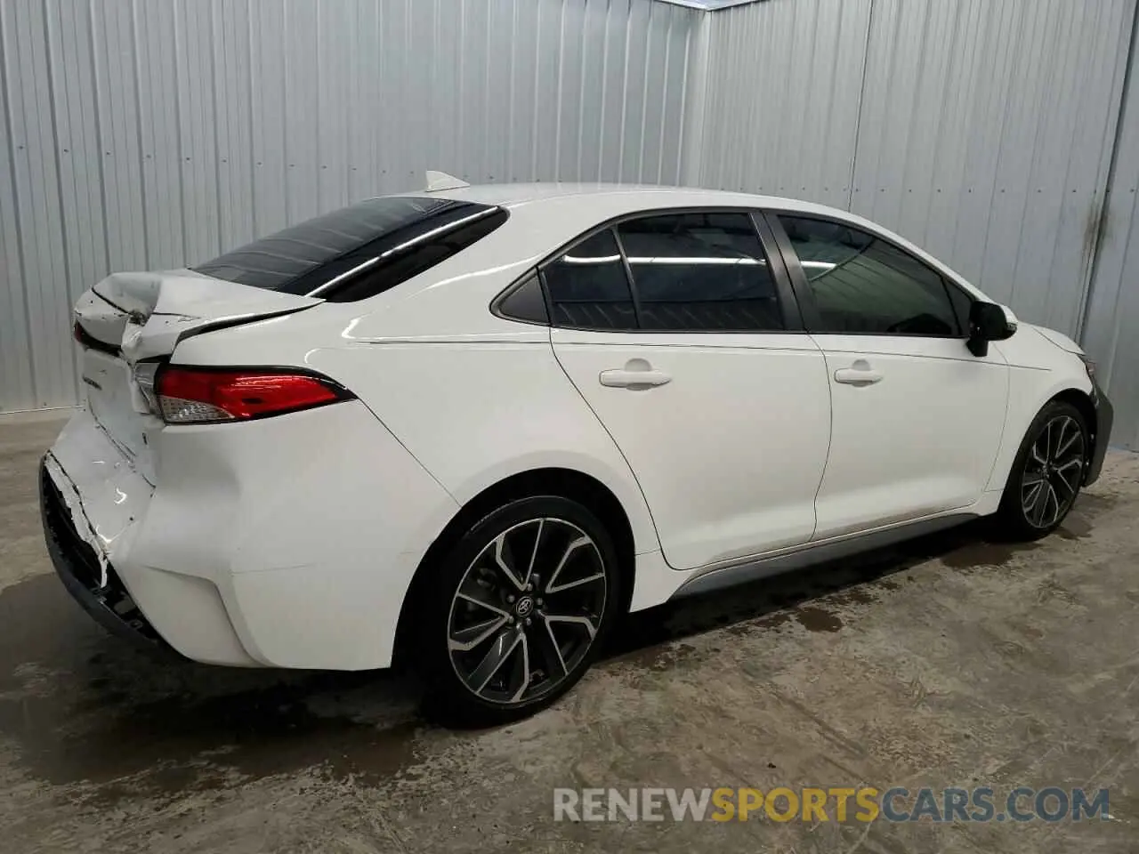 3 fotografías del automóvil dañado JTDS4MCE2MJ068909 TOYOTA COROLLA 2021