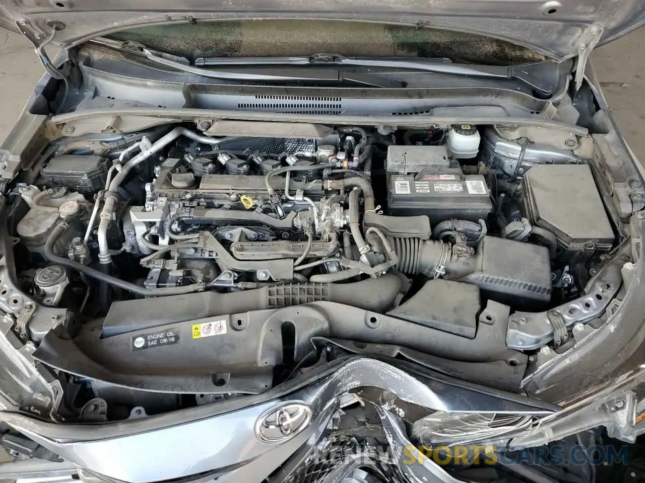11 fotografías del automóvil dañado JTDS4MCE2MJ070594 TOYOTA COROLLA 2021