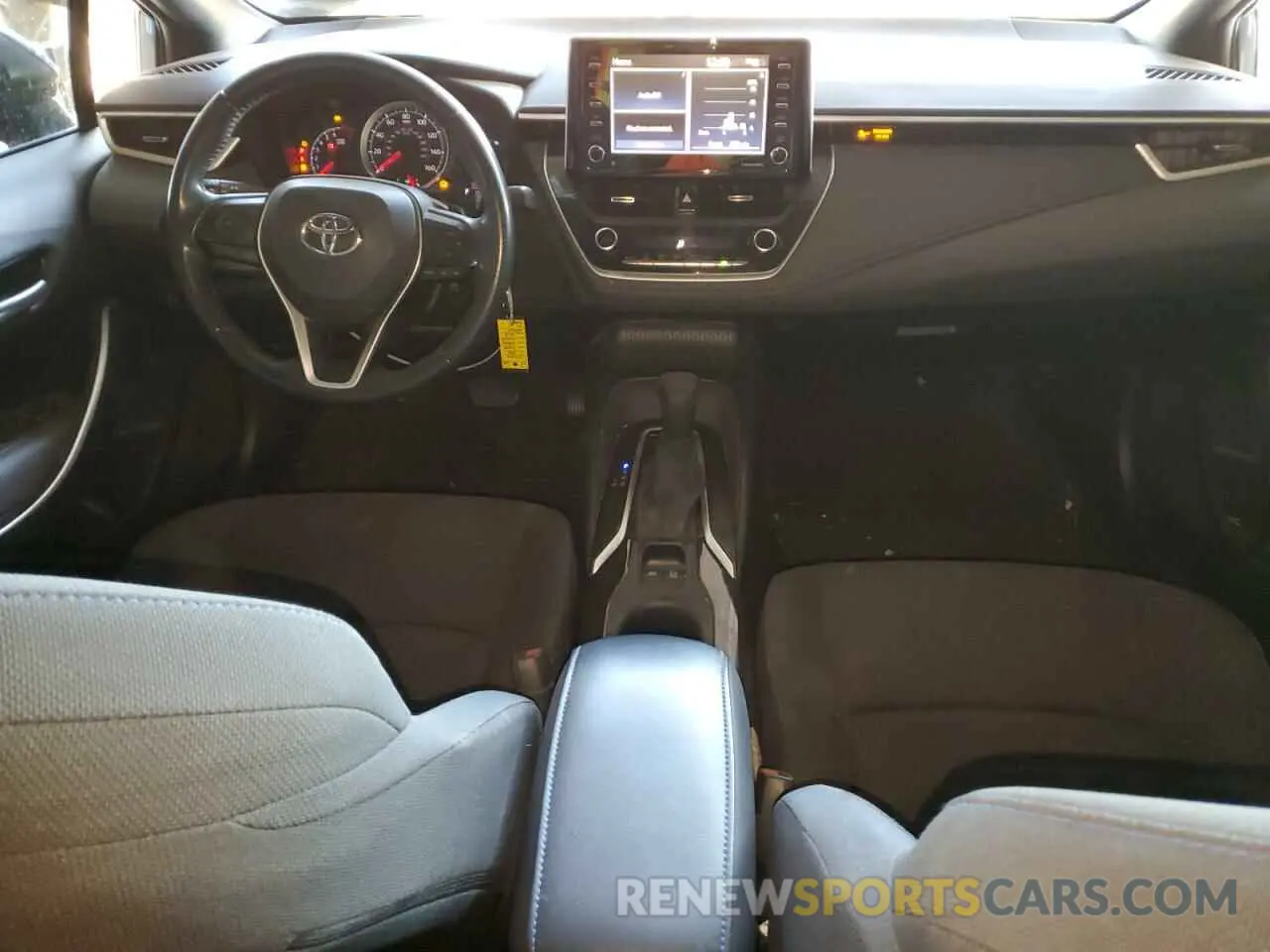 8 fotografías del automóvil dañado JTDS4MCE2MJ070594 TOYOTA COROLLA 2021