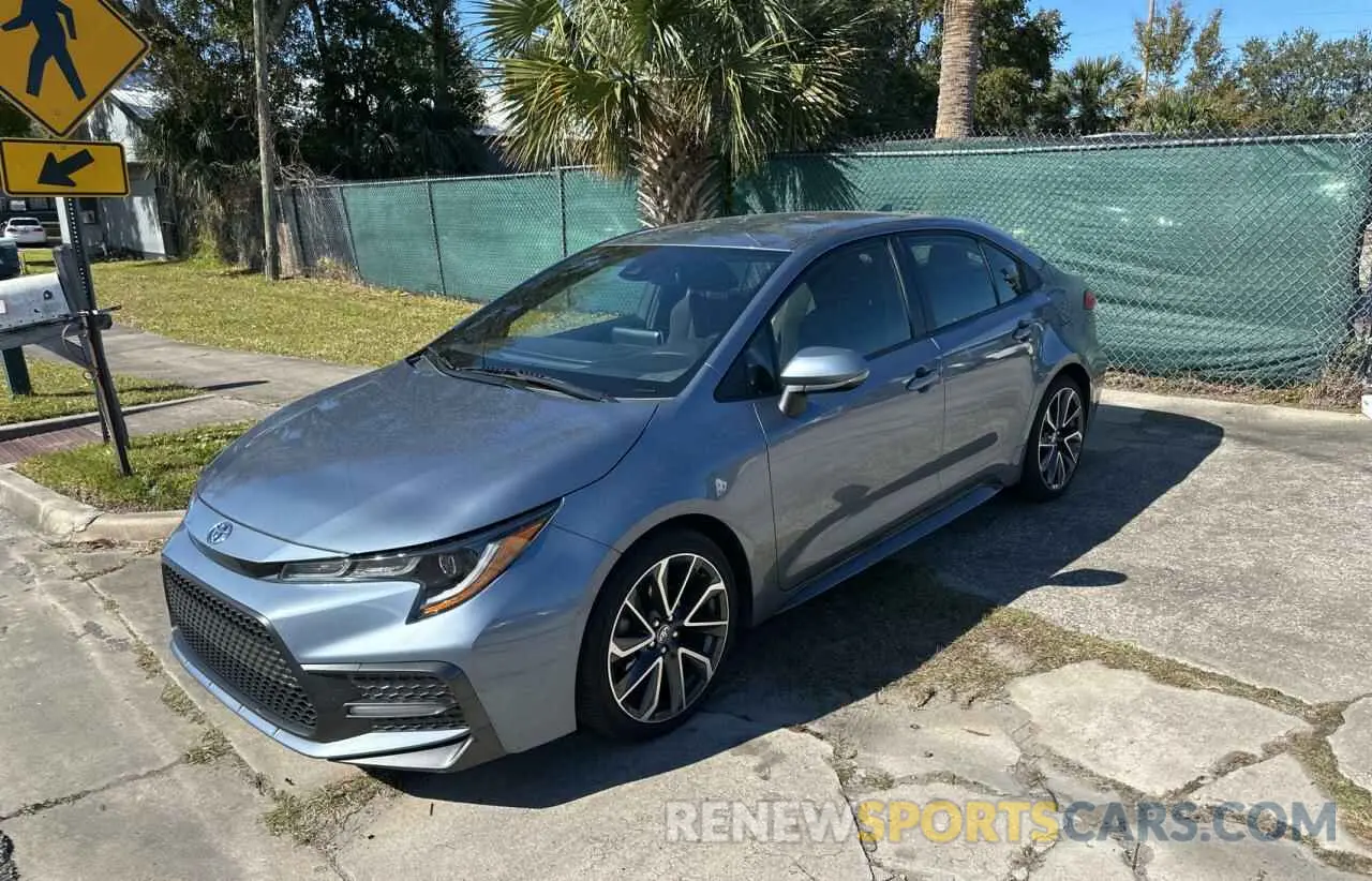 2 fotografías del automóvil dañado JTDS4MCE2MJ072569 TOYOTA COROLLA 2021