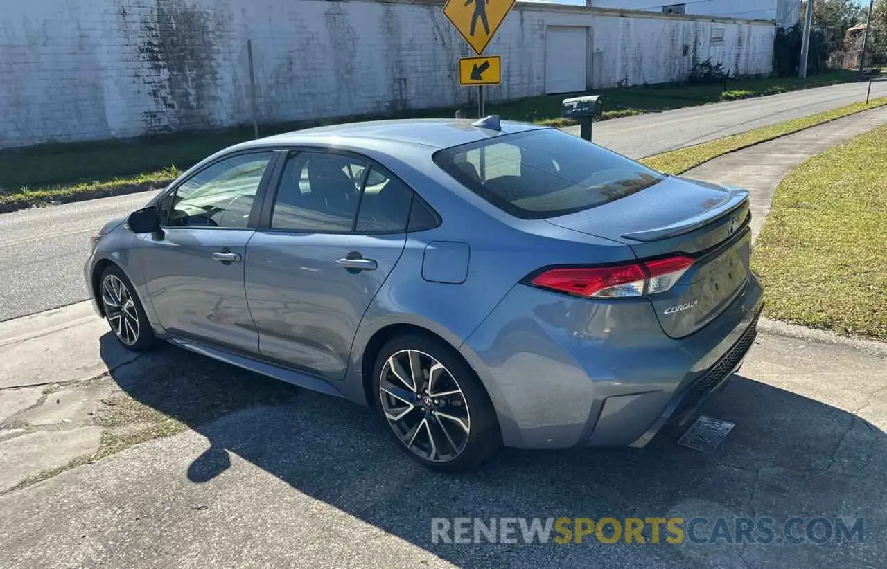 3 fotografías del automóvil dañado JTDS4MCE2MJ072569 TOYOTA COROLLA 2021