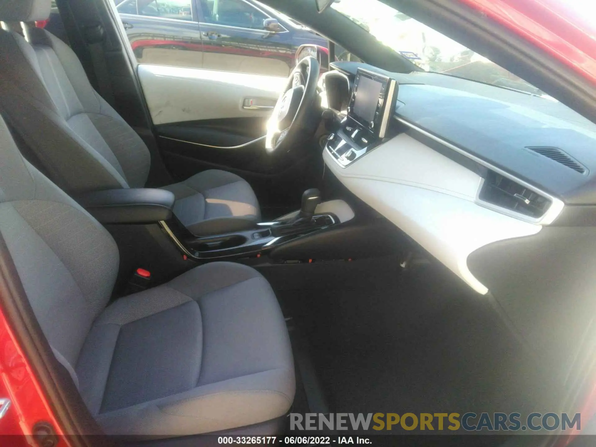 5 fotografías del automóvil dañado JTDS4MCE2MJ075777 TOYOTA COROLLA 2021