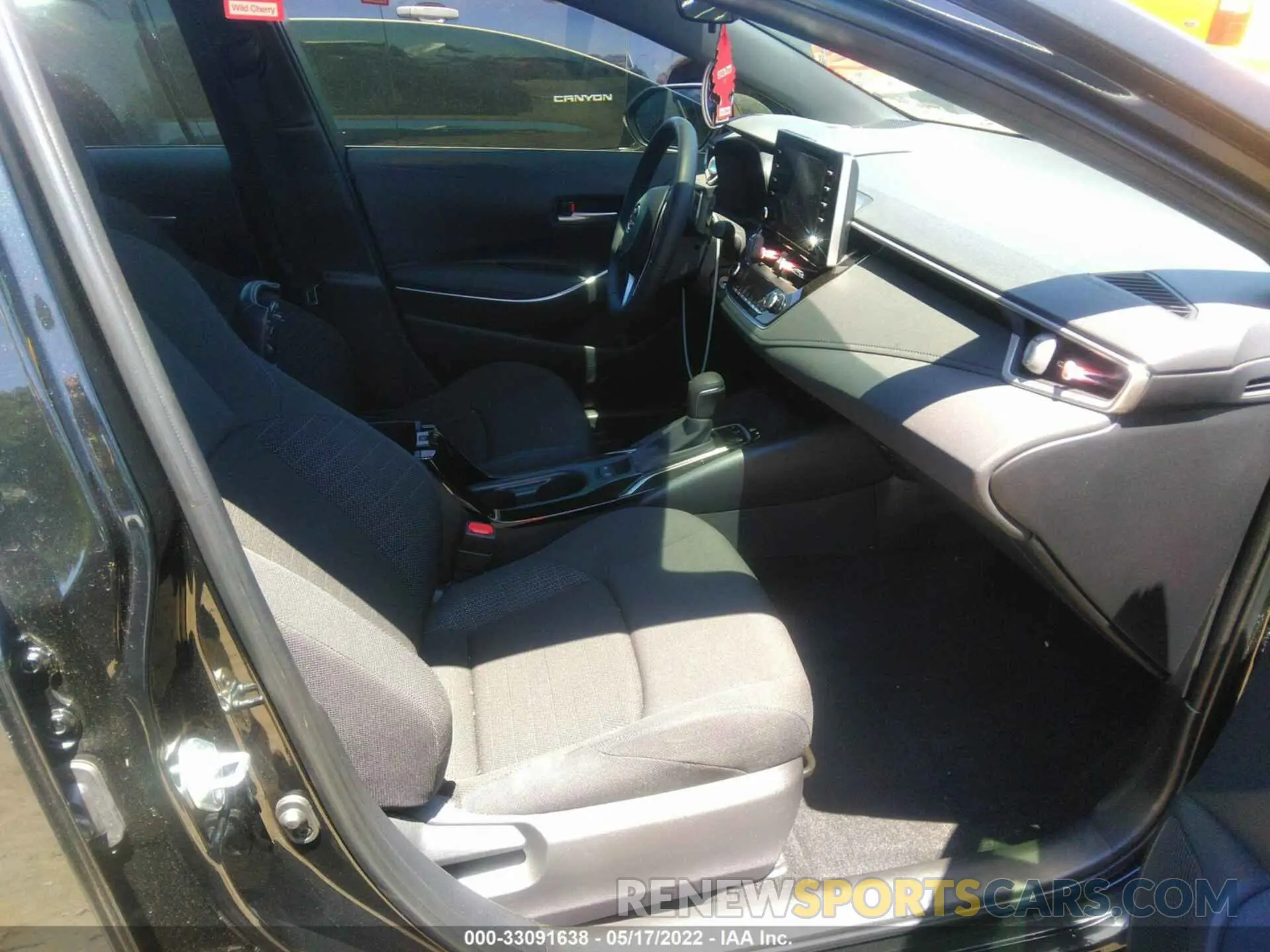 5 fotografías del automóvil dañado JTDS4MCE2MJ079795 TOYOTA COROLLA 2021