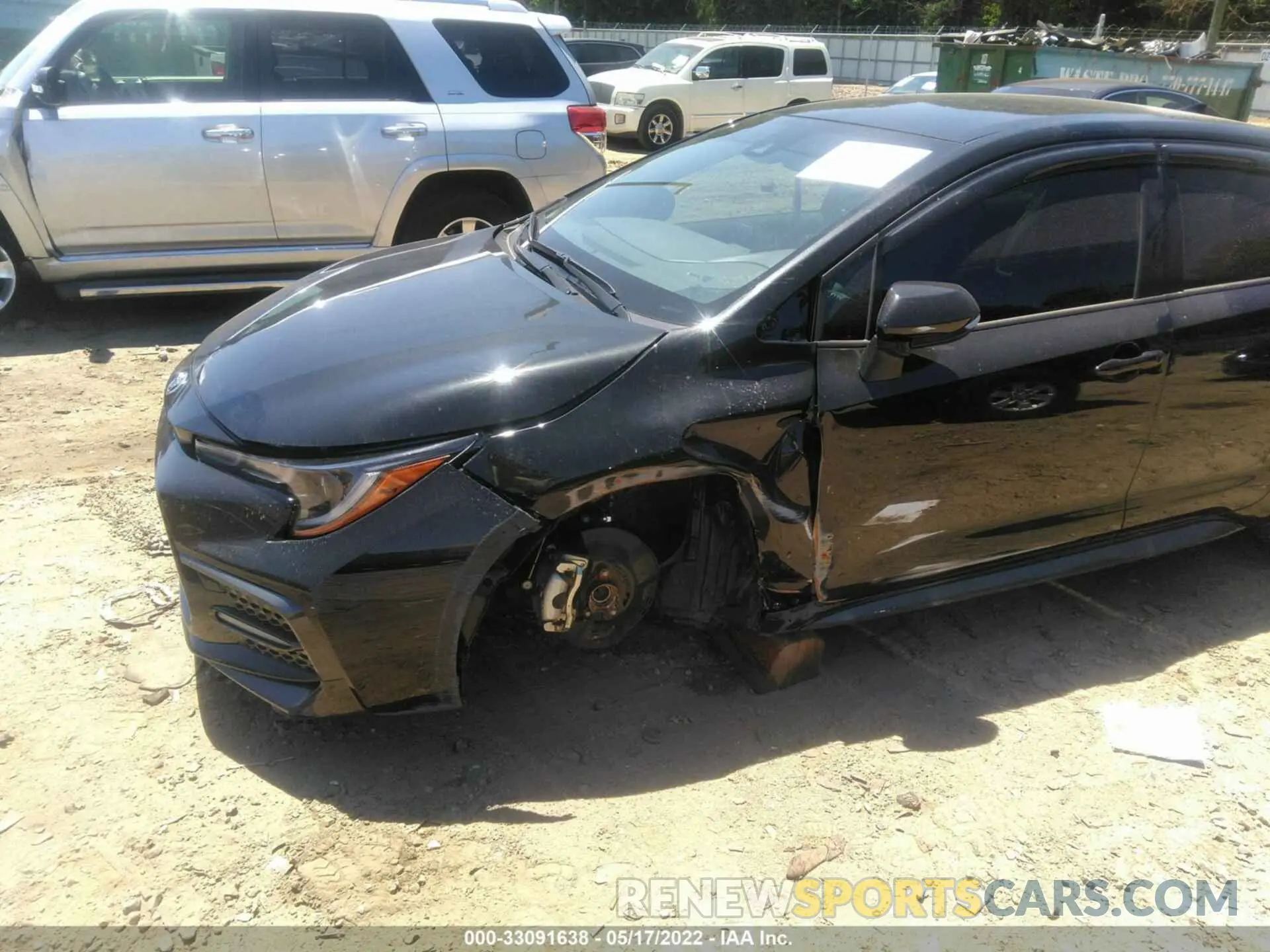 6 fotografías del automóvil dañado JTDS4MCE2MJ079795 TOYOTA COROLLA 2021