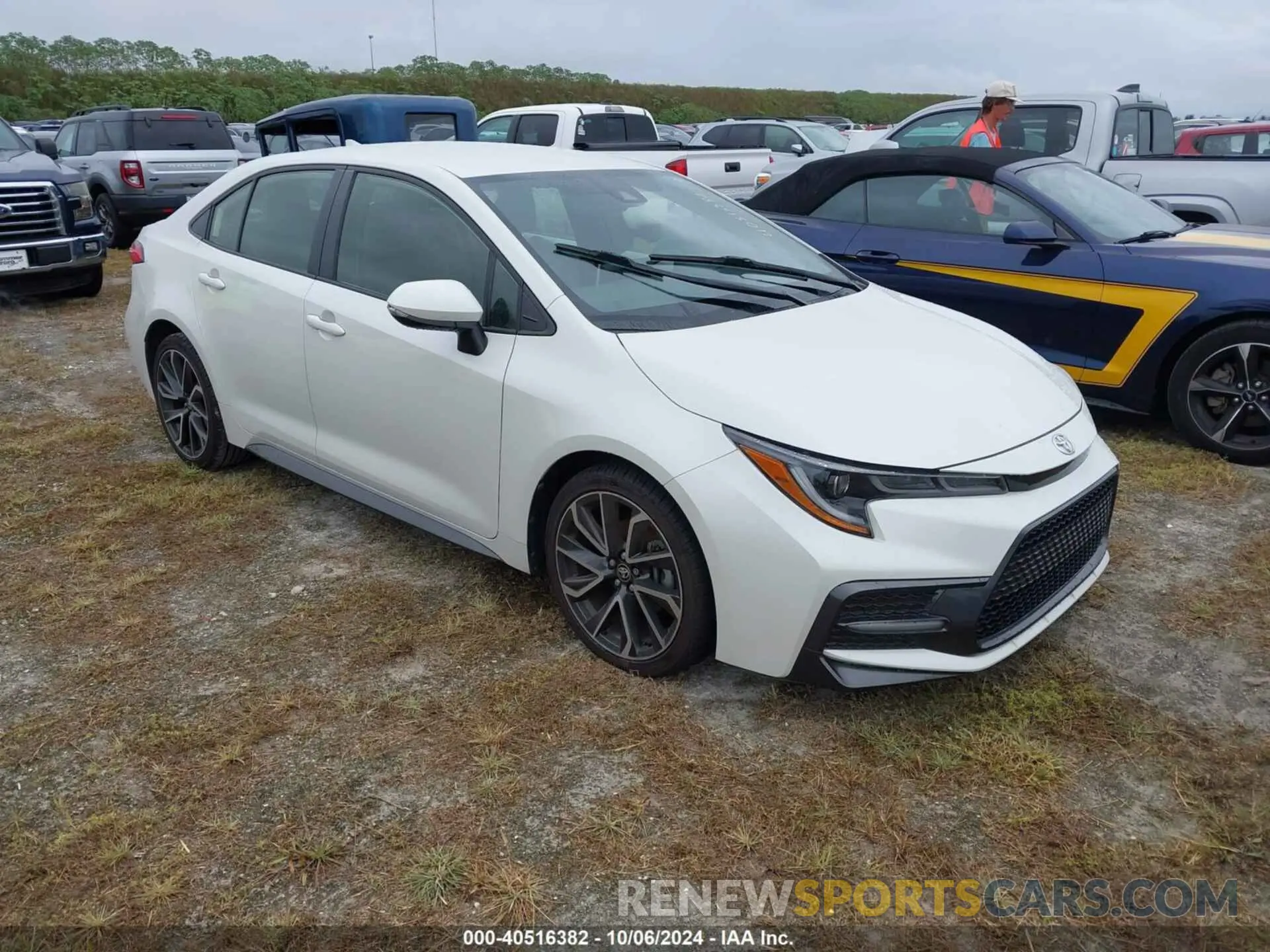 1 fotografías del automóvil dañado JTDS4MCE3MJ077828 TOYOTA COROLLA 2021