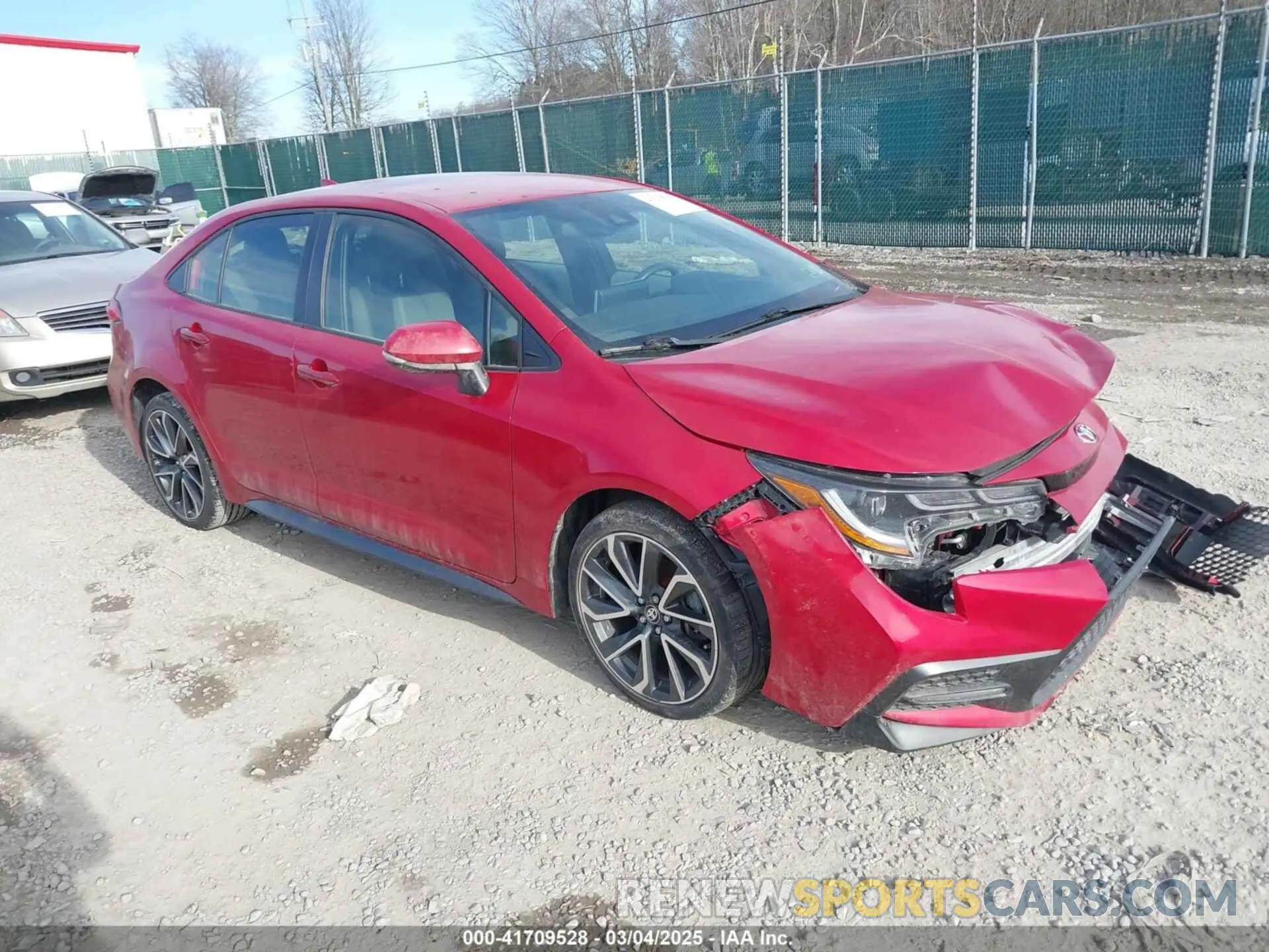 1 fotografías del automóvil dañado JTDS4MCE4MJ063503 TOYOTA COROLLA 2021