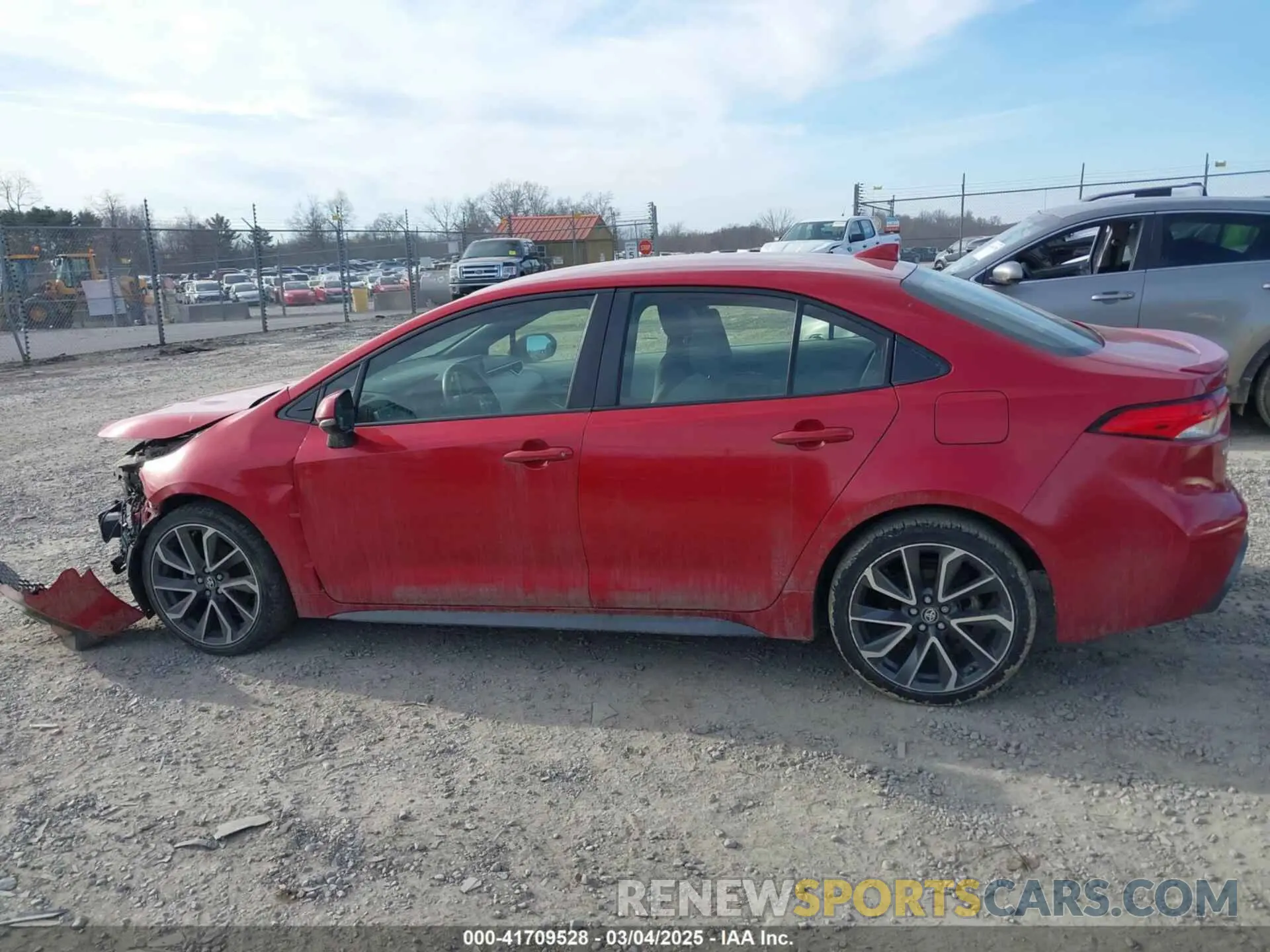 14 fotografías del automóvil dañado JTDS4MCE4MJ063503 TOYOTA COROLLA 2021