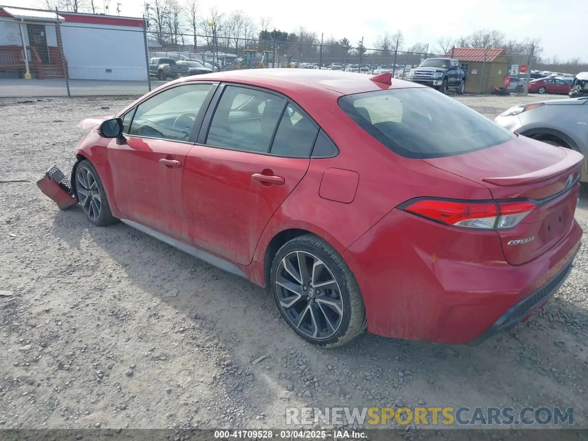 3 fotografías del automóvil dañado JTDS4MCE4MJ063503 TOYOTA COROLLA 2021