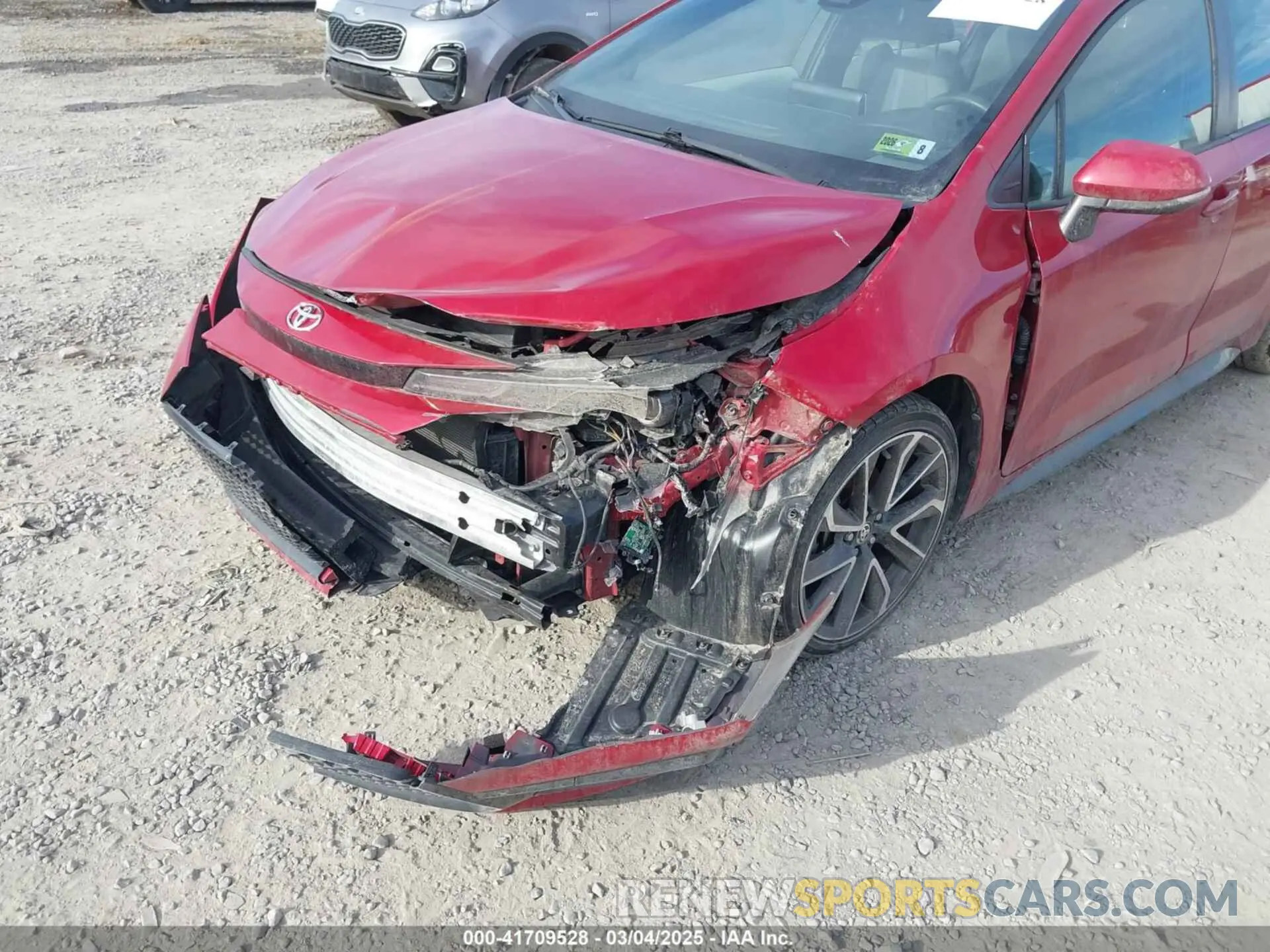 6 fotografías del automóvil dañado JTDS4MCE4MJ063503 TOYOTA COROLLA 2021
