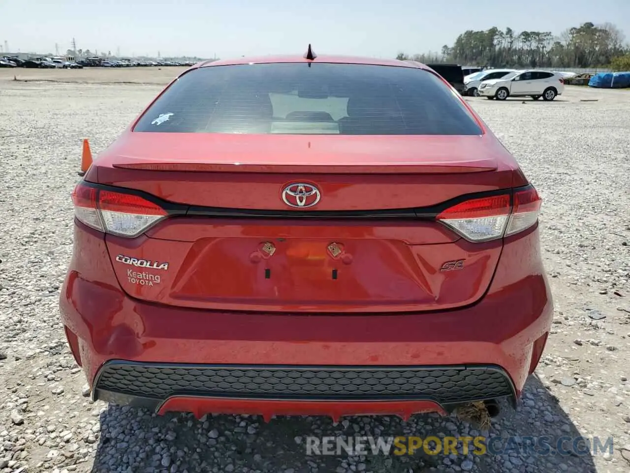 6 fotografías del automóvil dañado JTDS4MCE4MJ066319 TOYOTA COROLLA 2021