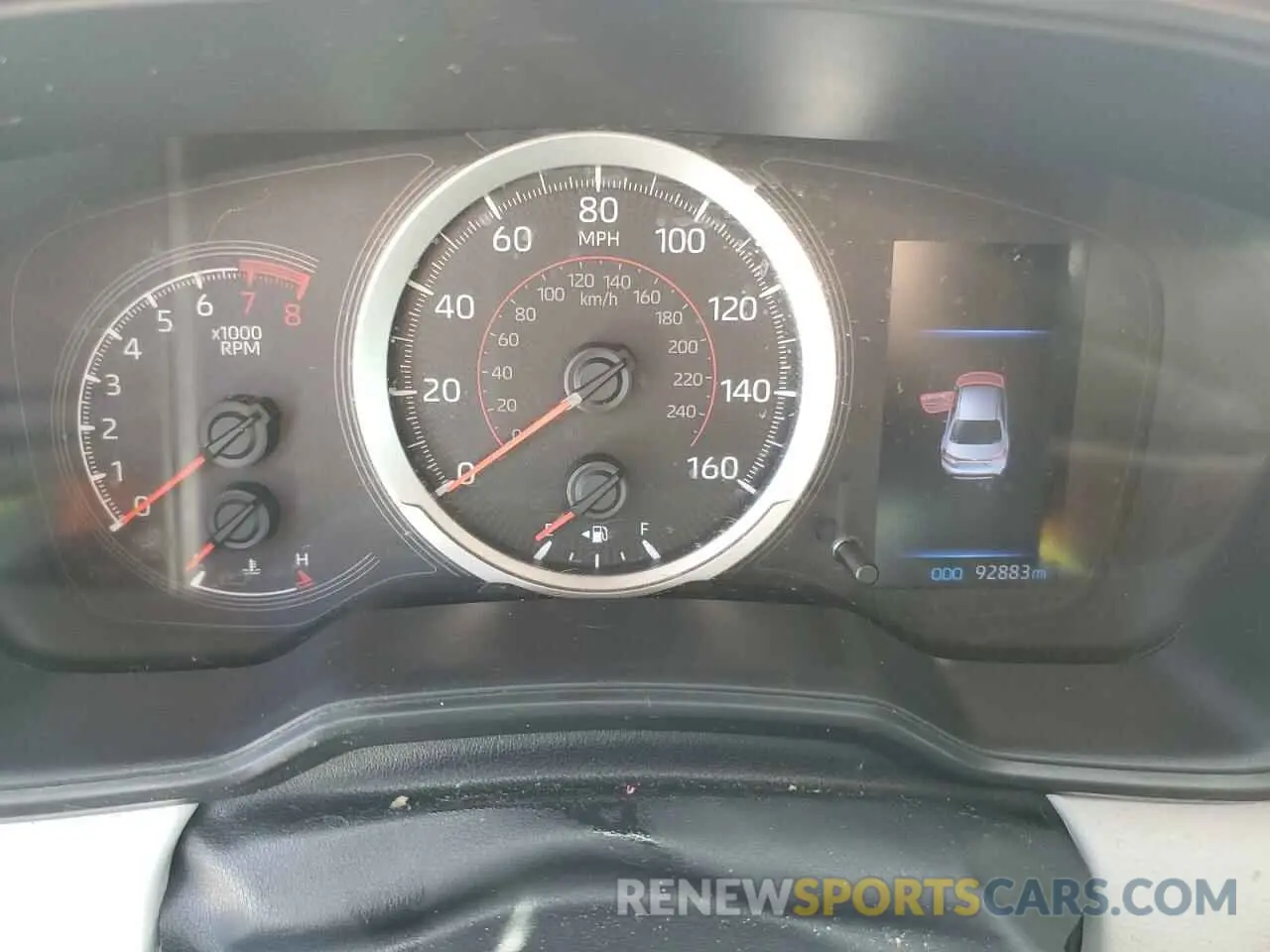 9 fotografías del automóvil dañado JTDS4MCE4MJ066319 TOYOTA COROLLA 2021