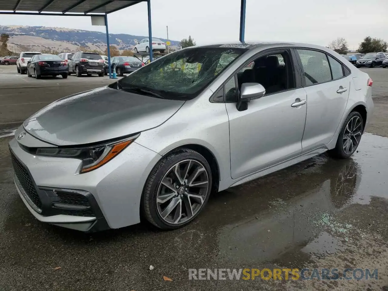 1 fotografías del automóvil dañado JTDS4MCE4MJ067826 TOYOTA COROLLA 2021