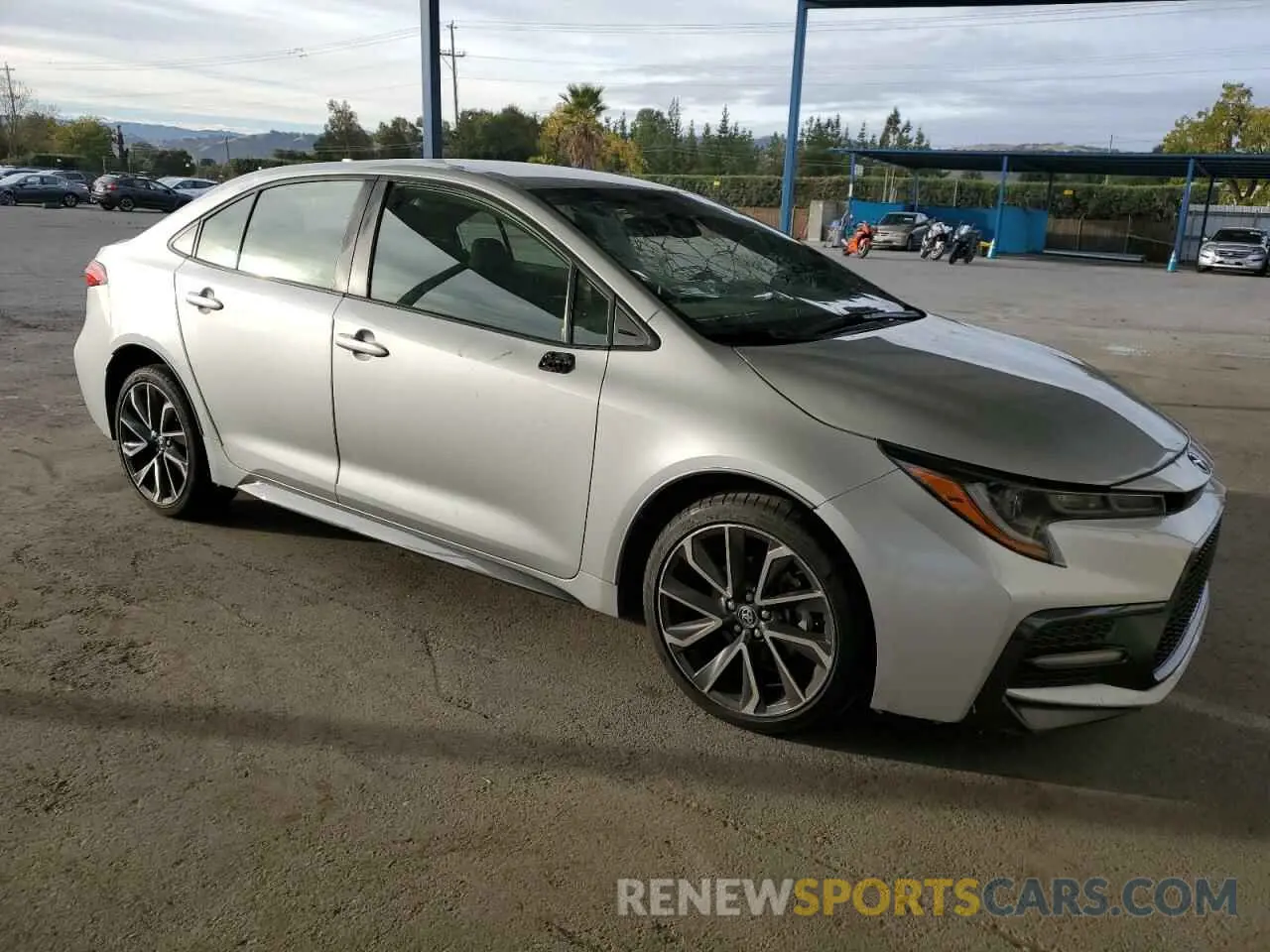 4 fotografías del automóvil dañado JTDS4MCE4MJ067826 TOYOTA COROLLA 2021