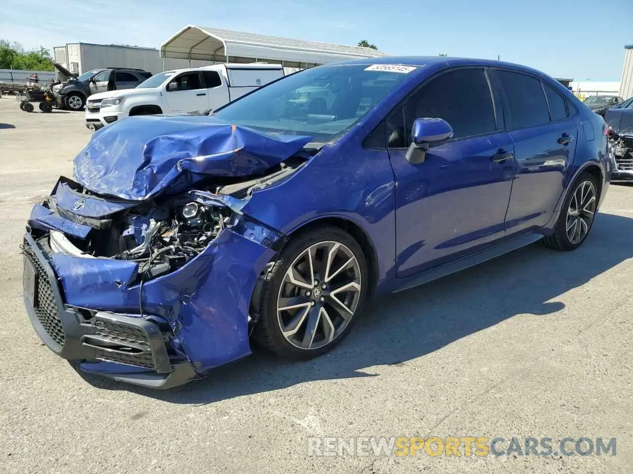 1 fotografías del automóvil dañado JTDS4MCE4MJ075618 TOYOTA COROLLA 2021
