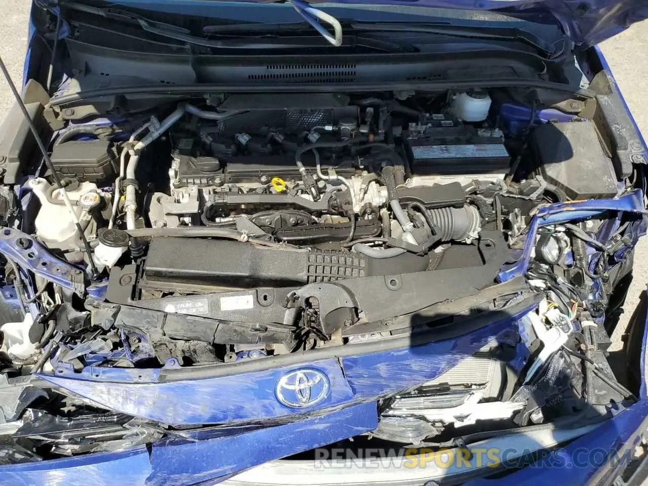 11 fotografías del automóvil dañado JTDS4MCE4MJ075618 TOYOTA COROLLA 2021