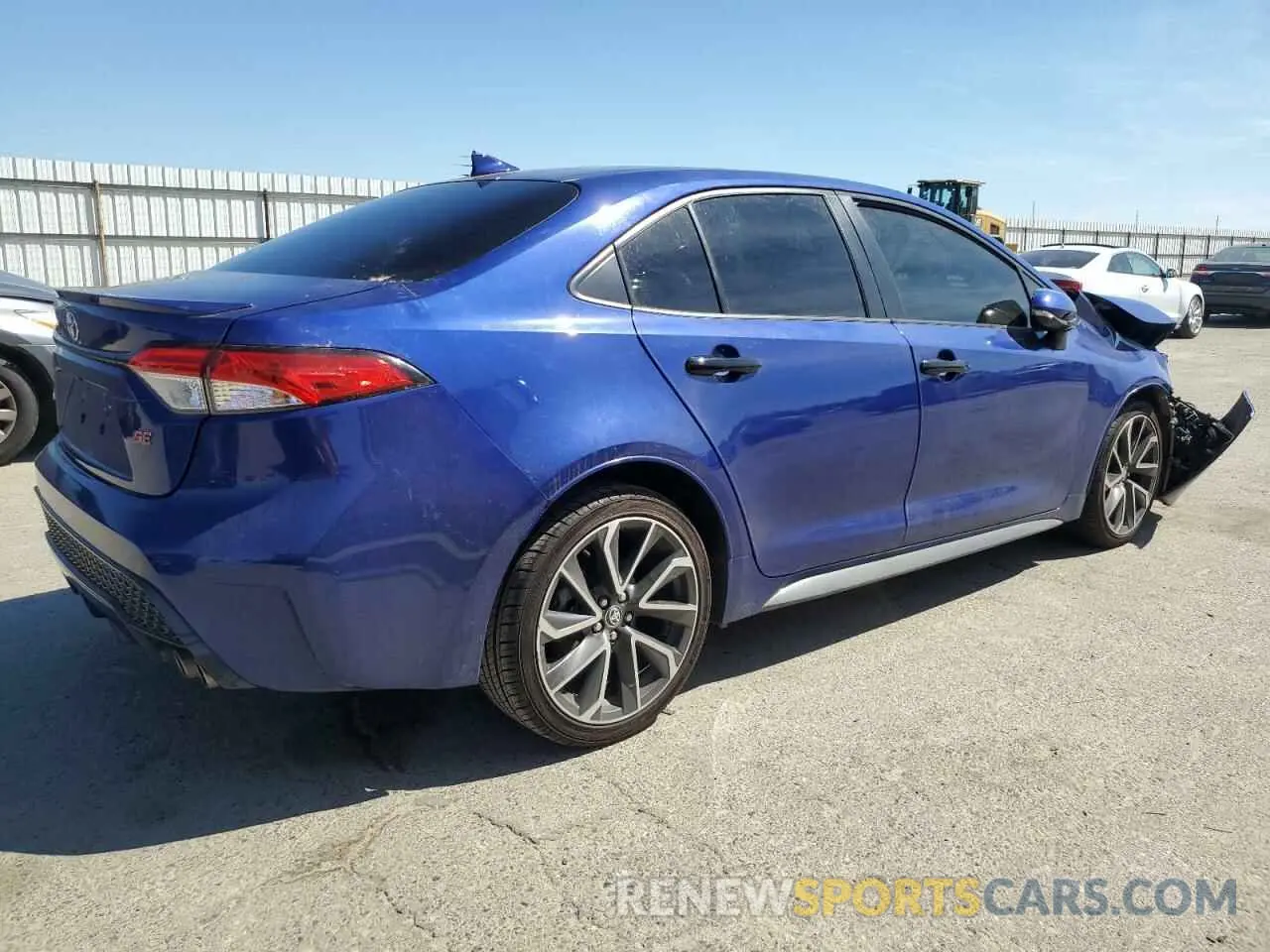 3 fotografías del automóvil dañado JTDS4MCE4MJ075618 TOYOTA COROLLA 2021
