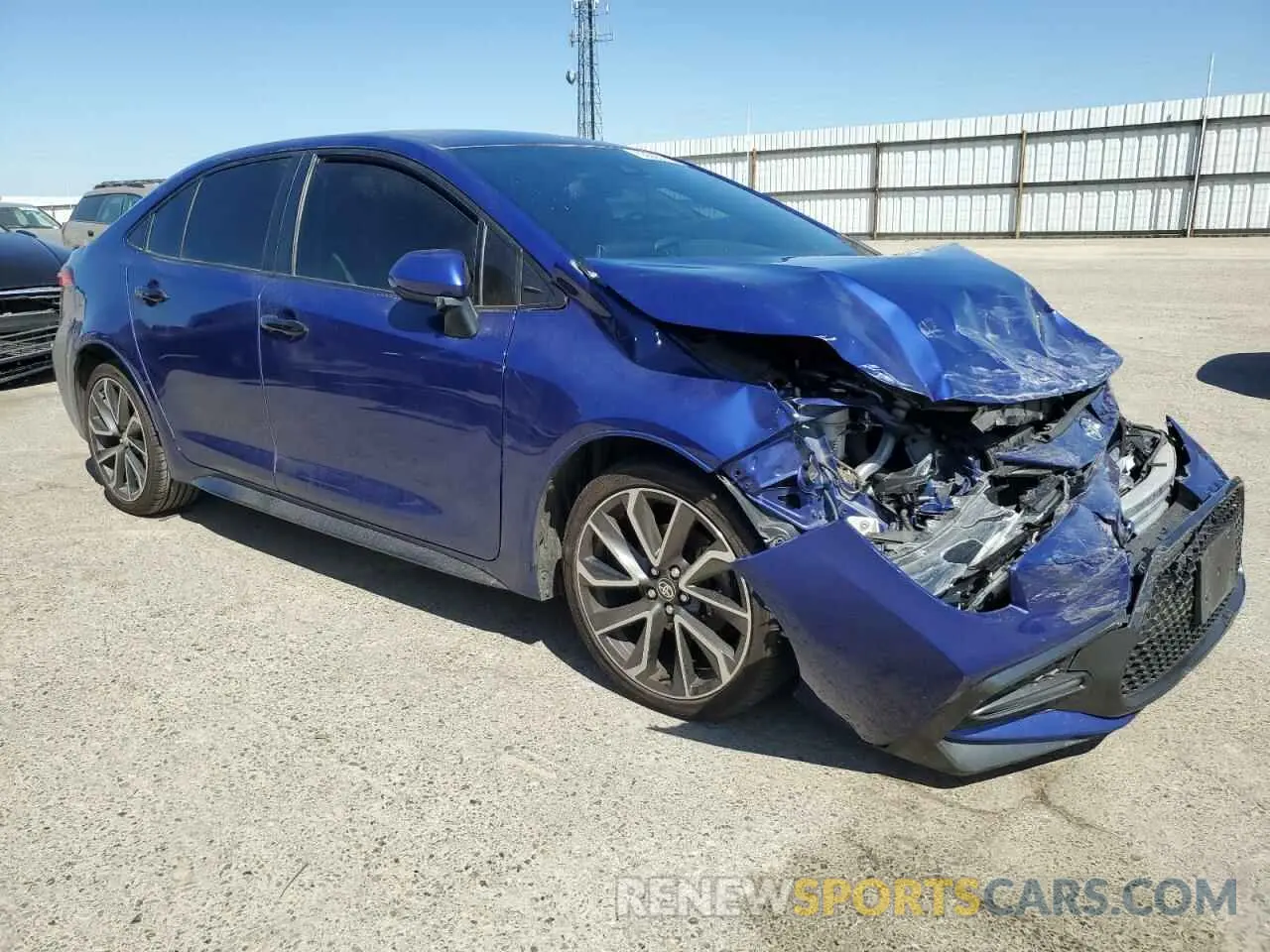 4 fotografías del automóvil dañado JTDS4MCE4MJ075618 TOYOTA COROLLA 2021
