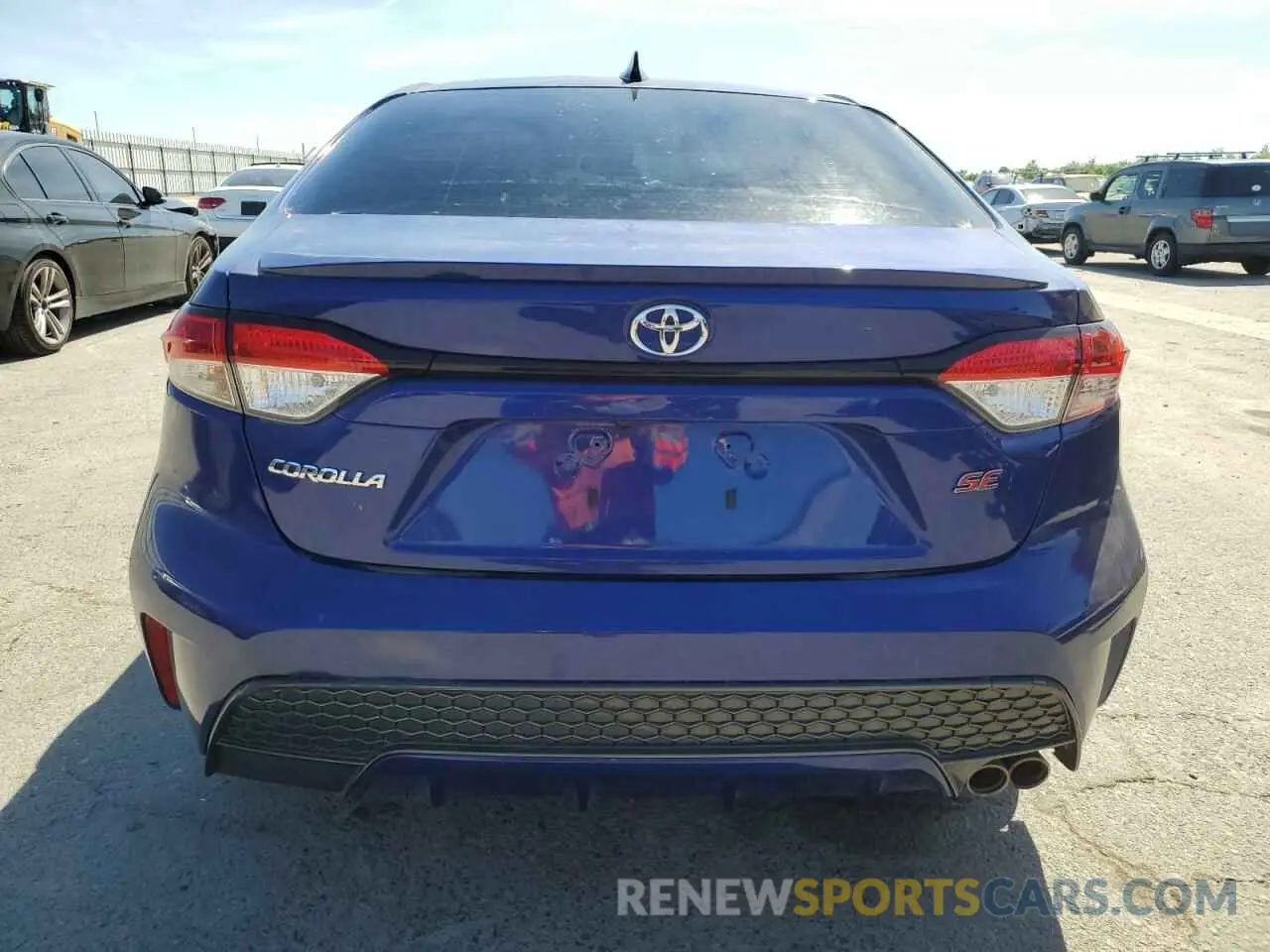6 fotografías del automóvil dañado JTDS4MCE4MJ075618 TOYOTA COROLLA 2021