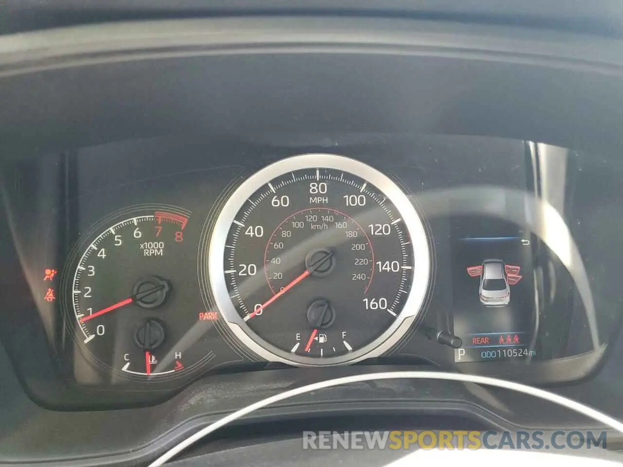 9 fotografías del automóvil dañado JTDS4MCE4MJ076588 TOYOTA COROLLA 2021