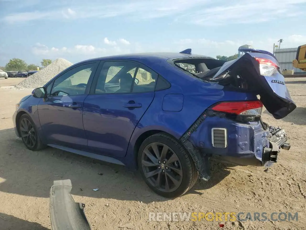 2 fotografías del automóvil dañado JTDS4MCE5MJ063347 TOYOTA COROLLA 2021