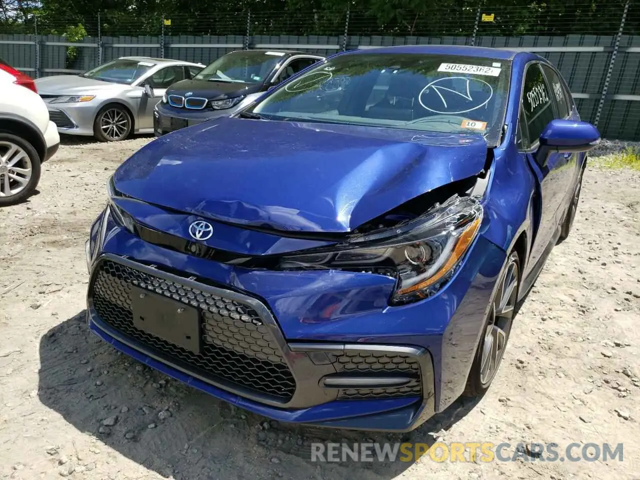 9 fotografías del automóvil dañado JTDS4MCE5MJ066586 TOYOTA COROLLA 2021