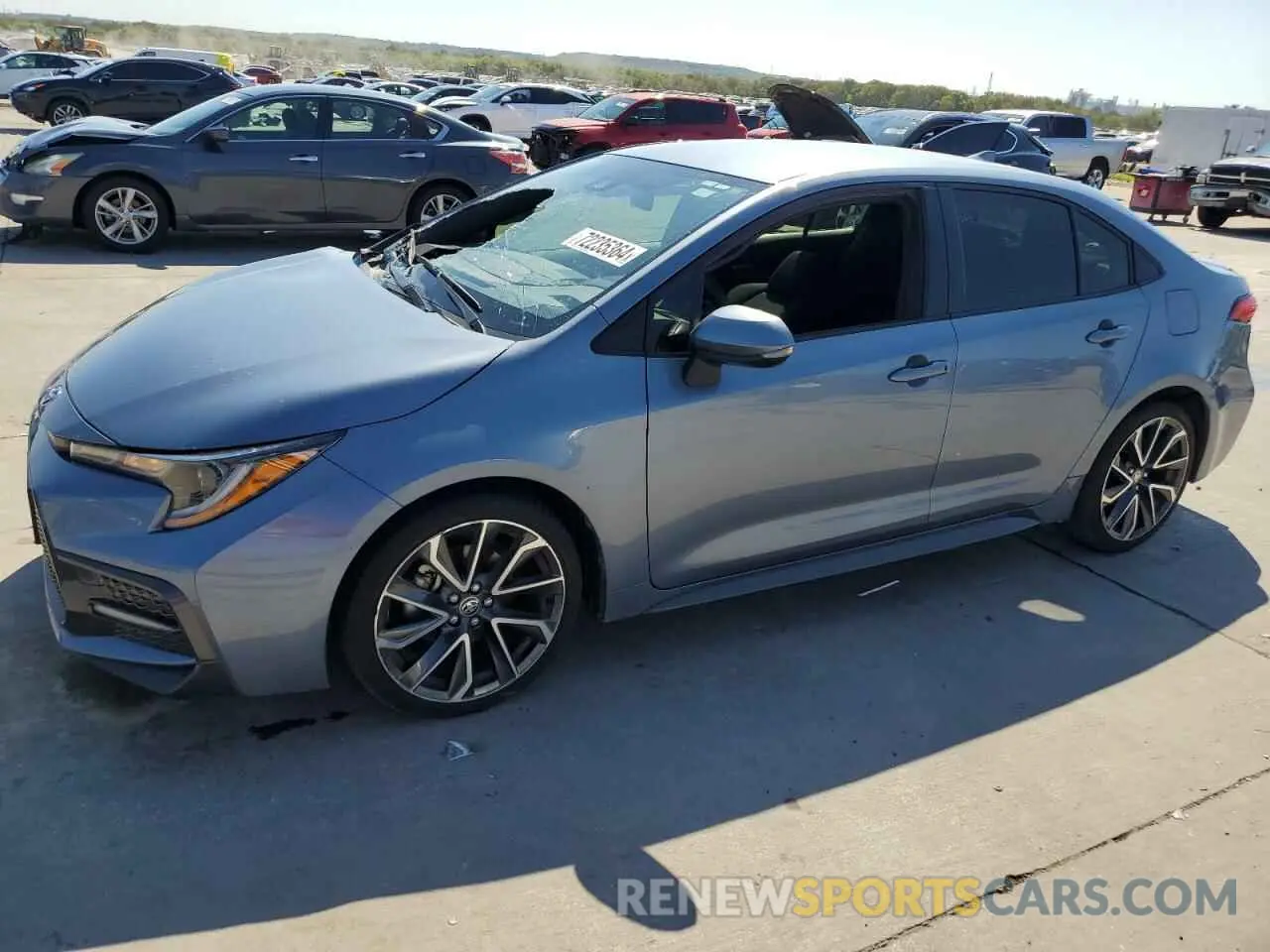 1 fotografías del automóvil dañado JTDS4MCE6MJ056259 TOYOTA COROLLA 2021