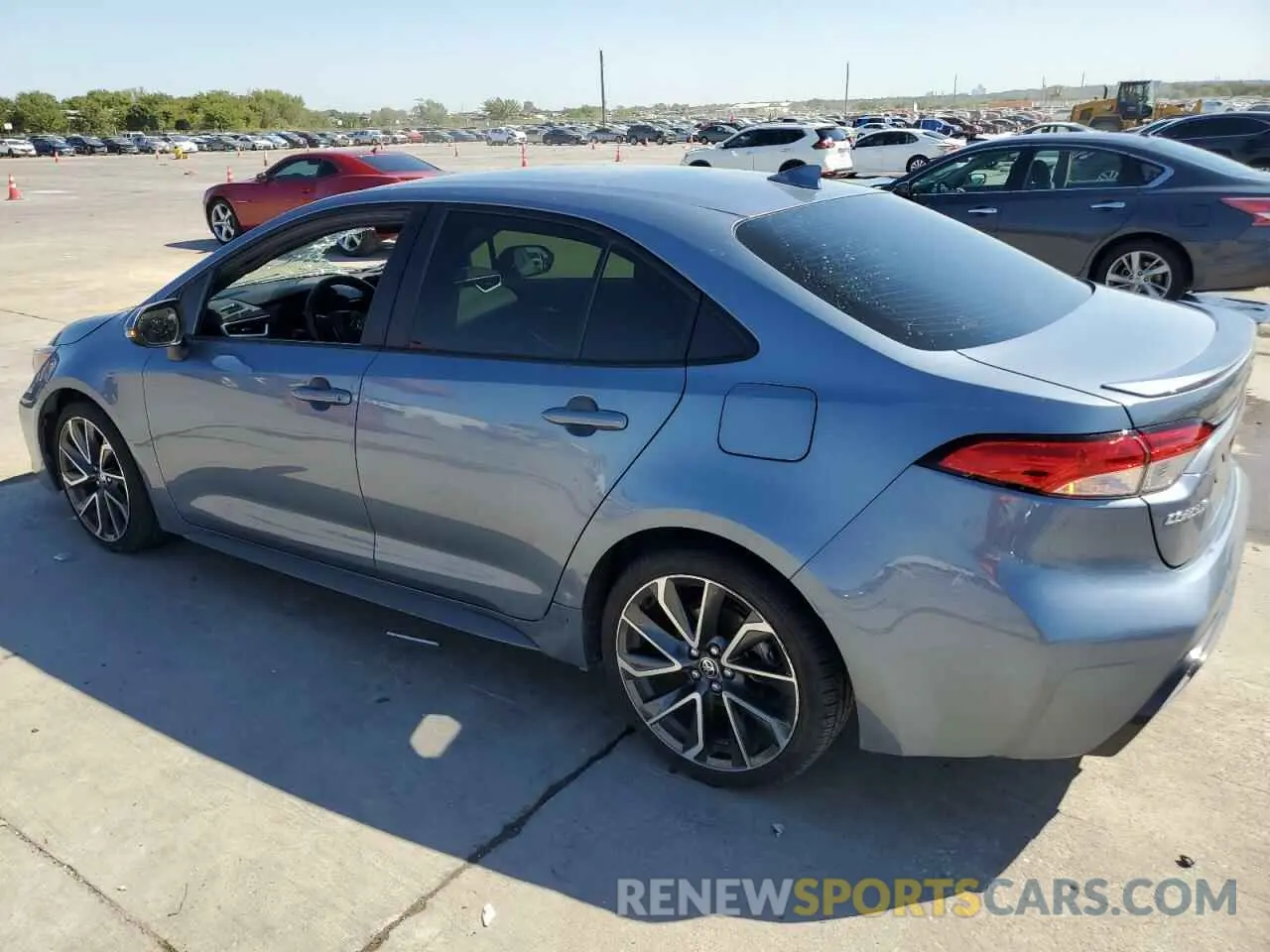 2 fotografías del automóvil dañado JTDS4MCE6MJ056259 TOYOTA COROLLA 2021
